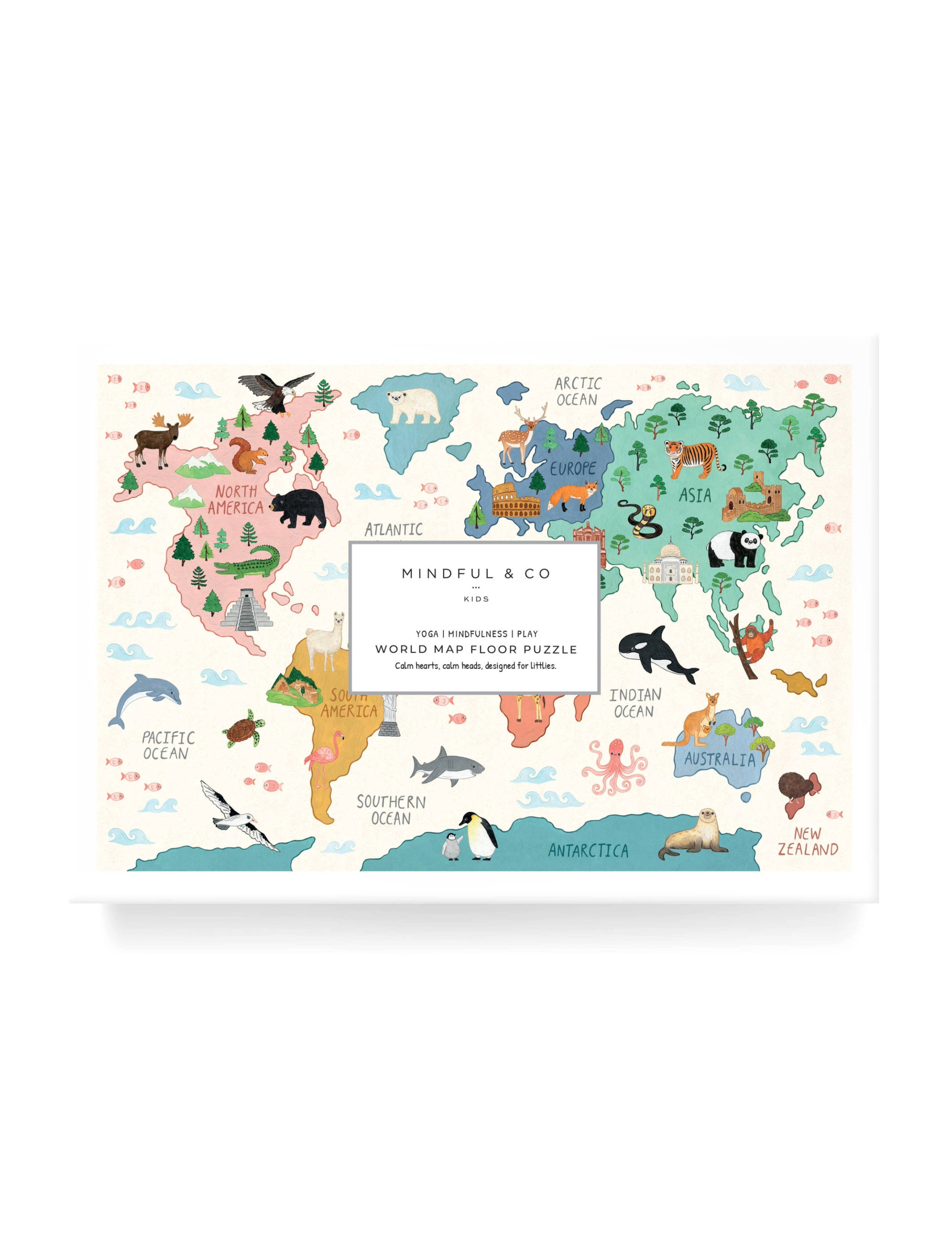 World Map Floor Puzzle