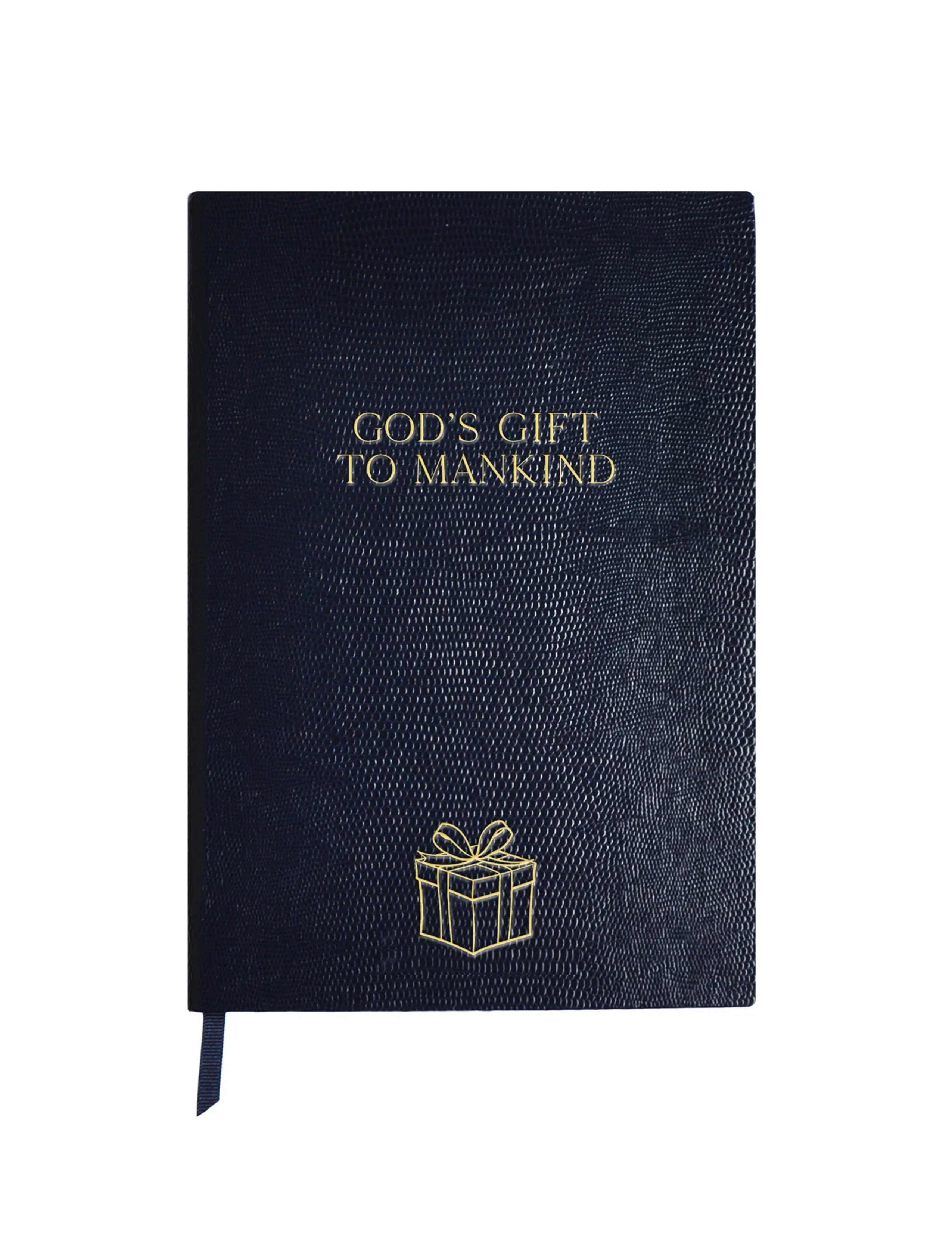 God's Gift Navy Notebook
