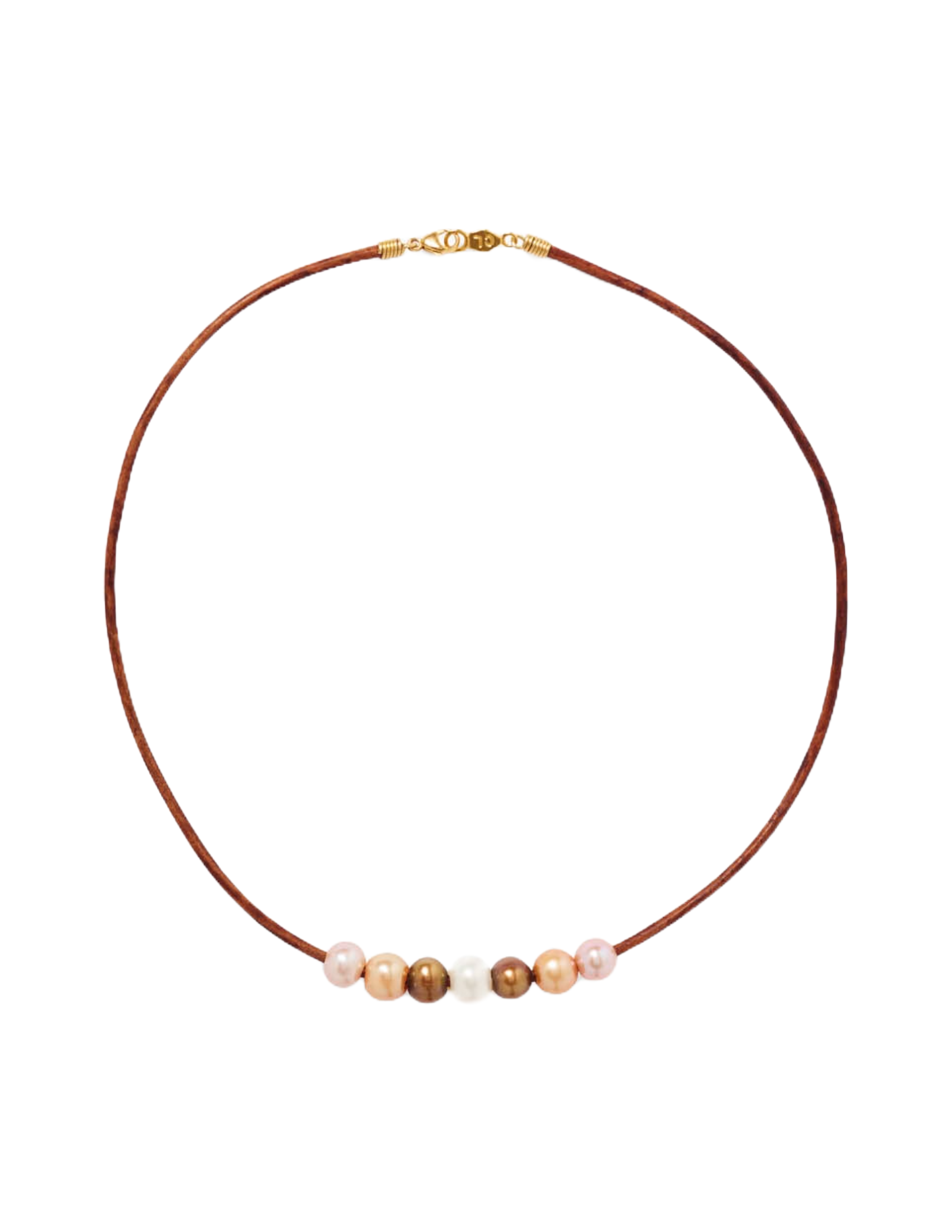 River Necklace - Pearl Mix