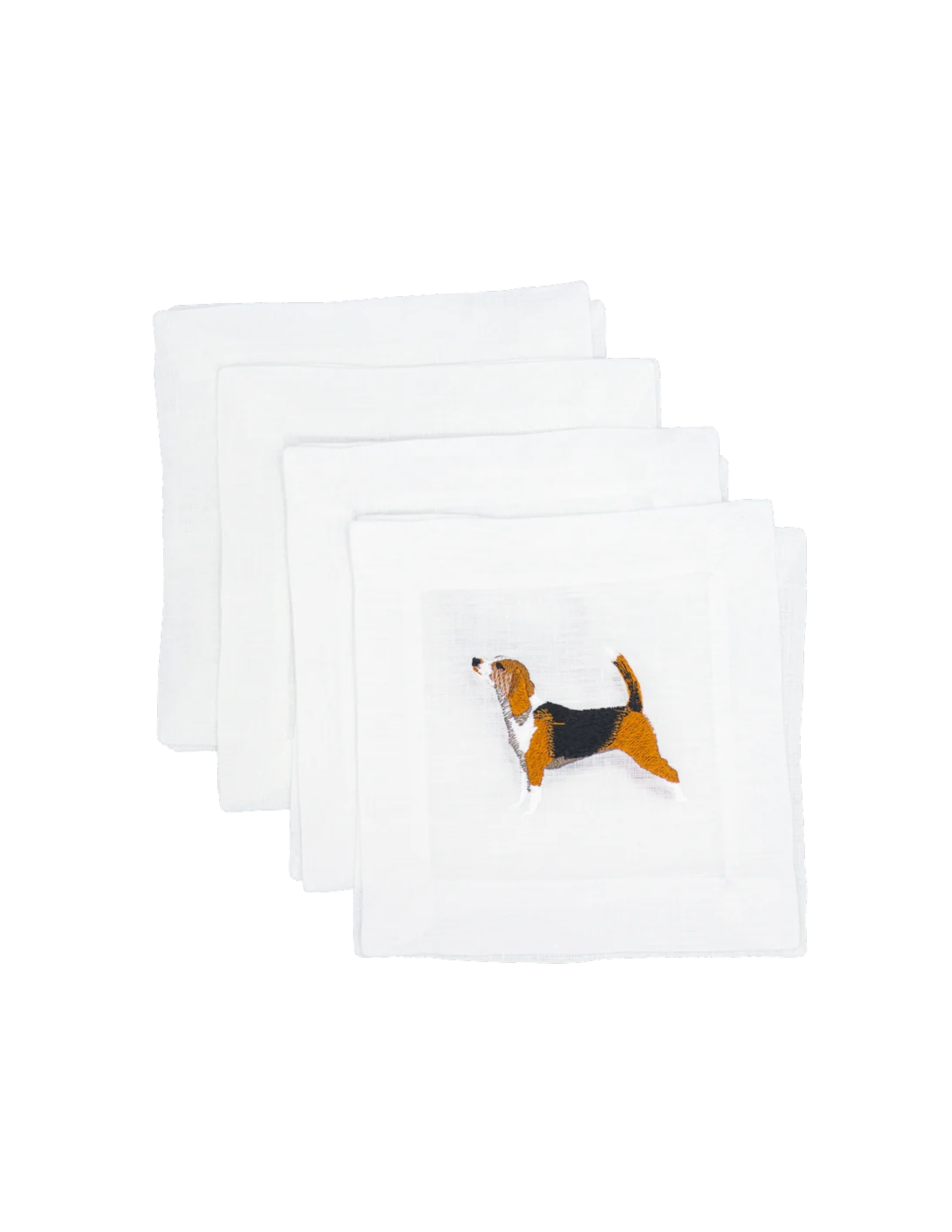 Cocktail Napkins Set of 4 - Beagle