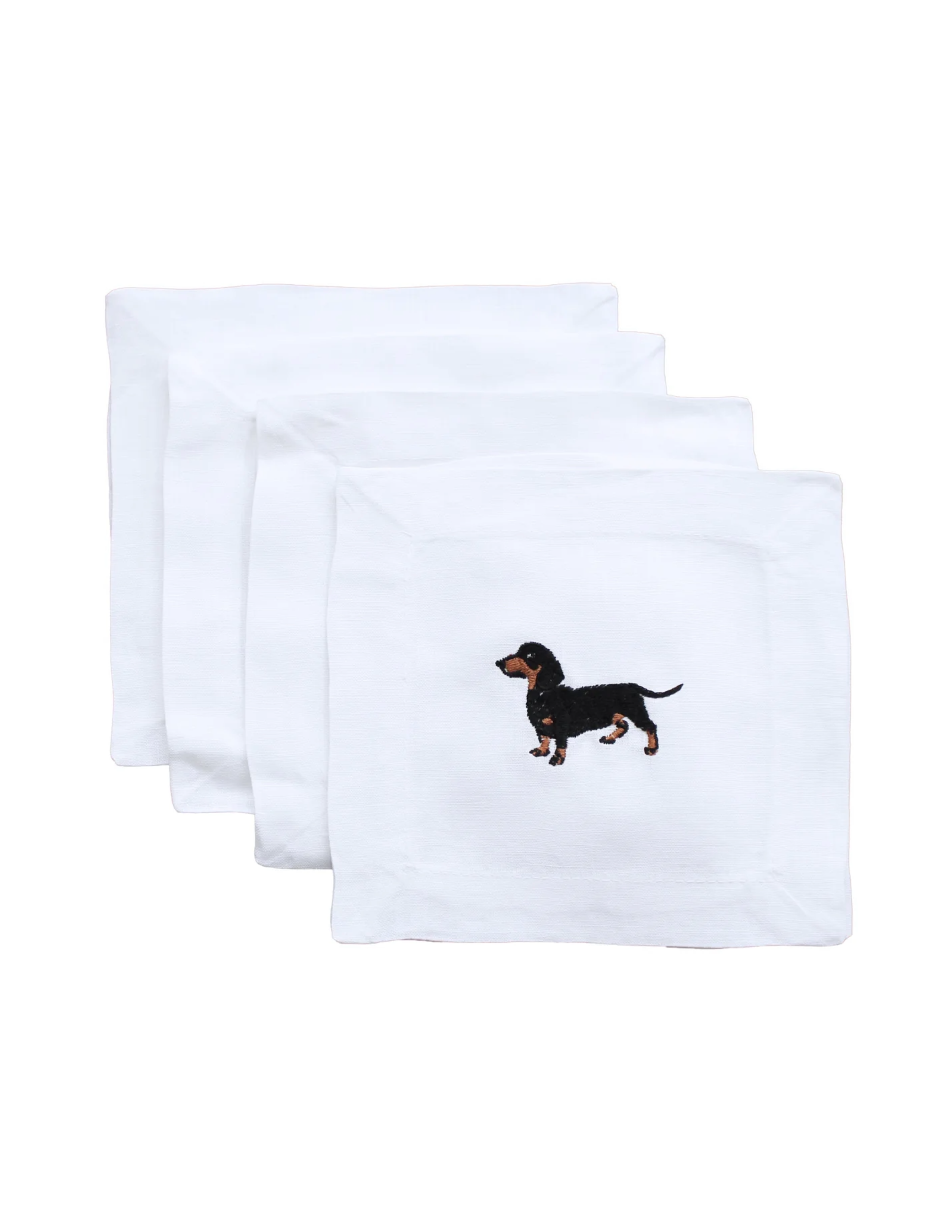 Cocktail Napkins Set of 4 - Dachshund