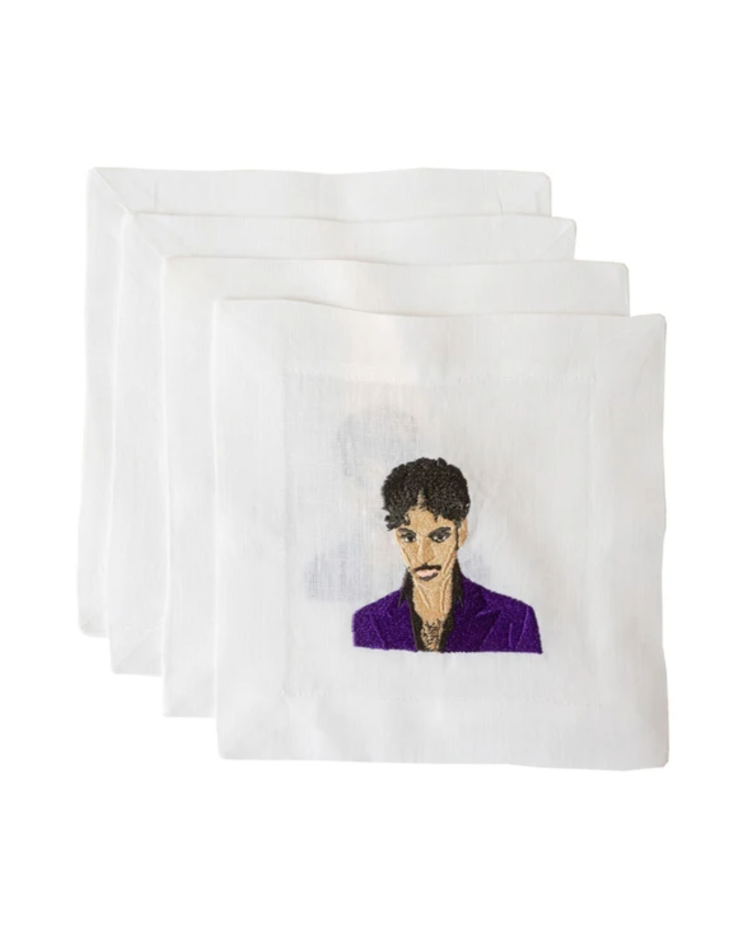 Cocktail Napkins Set of 4 - Prince