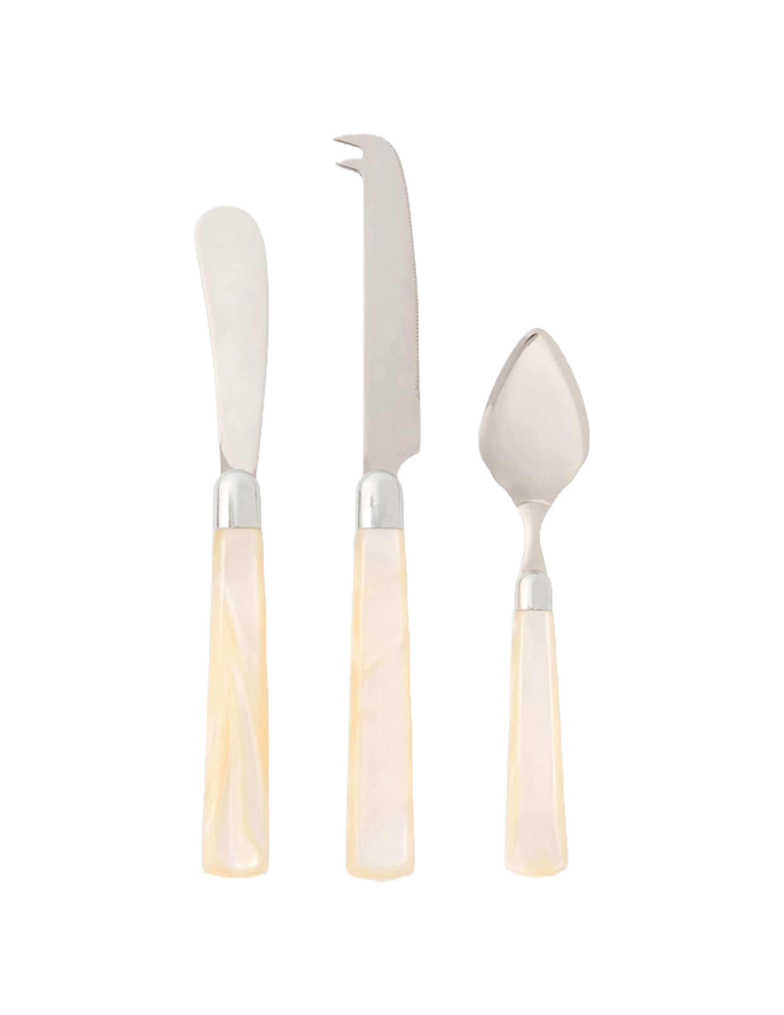Colson 3 Piece Cheese Knife Set - Ivory
