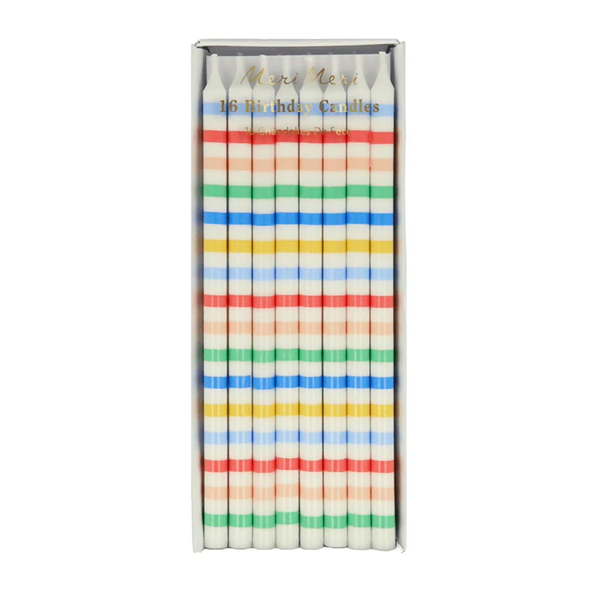 Multi Stripe Candles