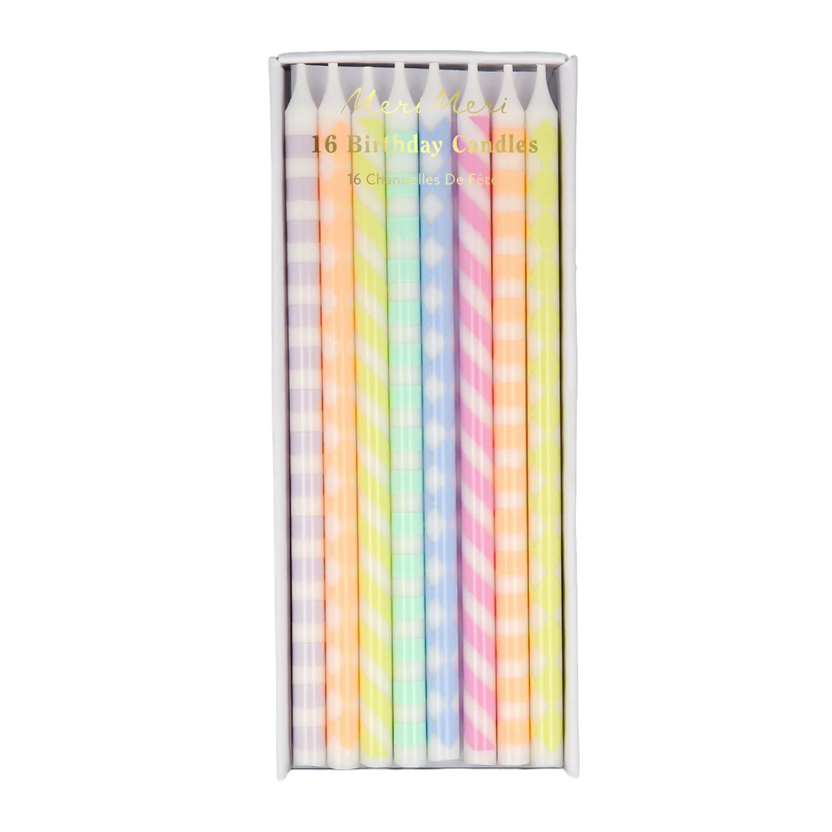 Pastel Patterned Candles