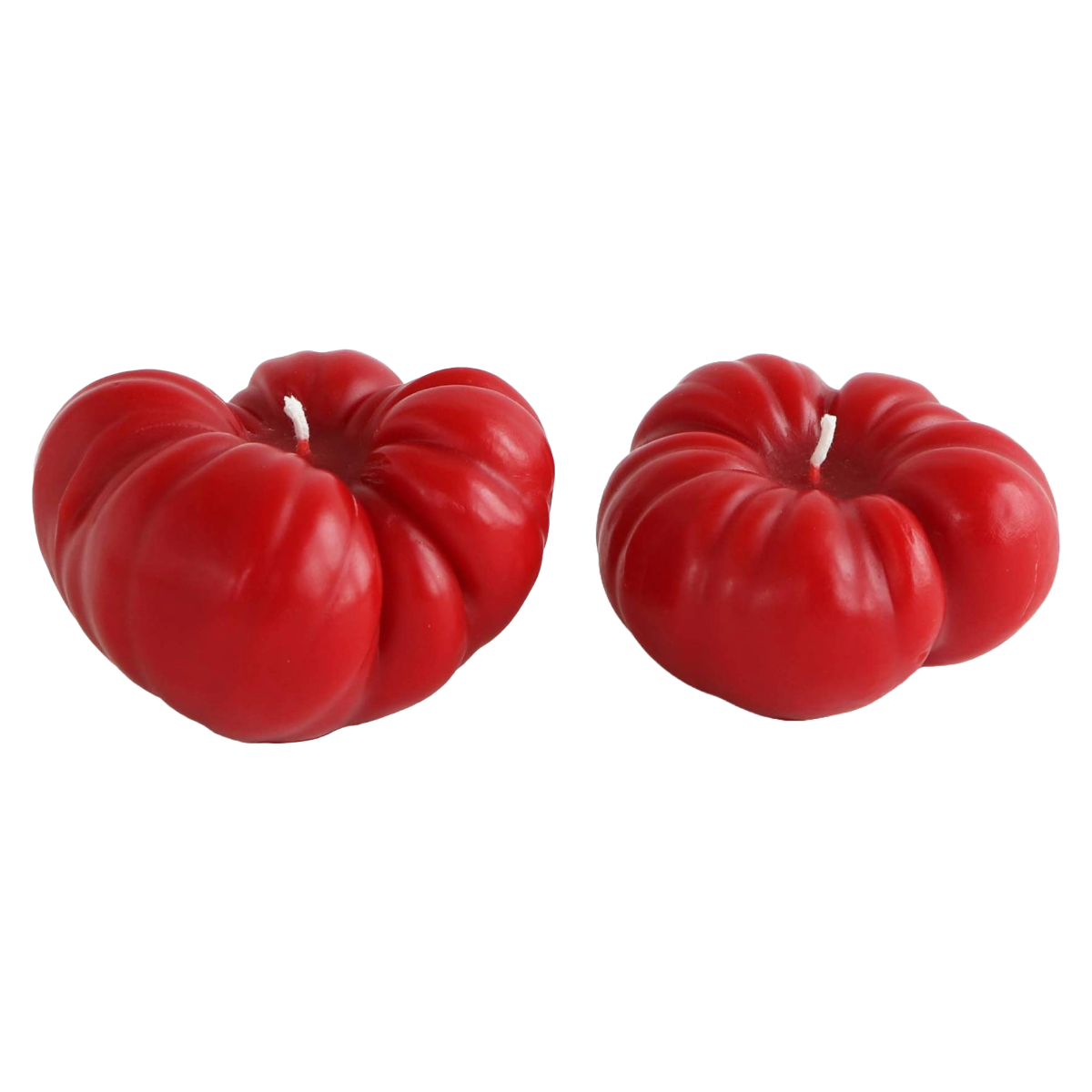 Small Heirloom Tomato Beeswax Candle - Red