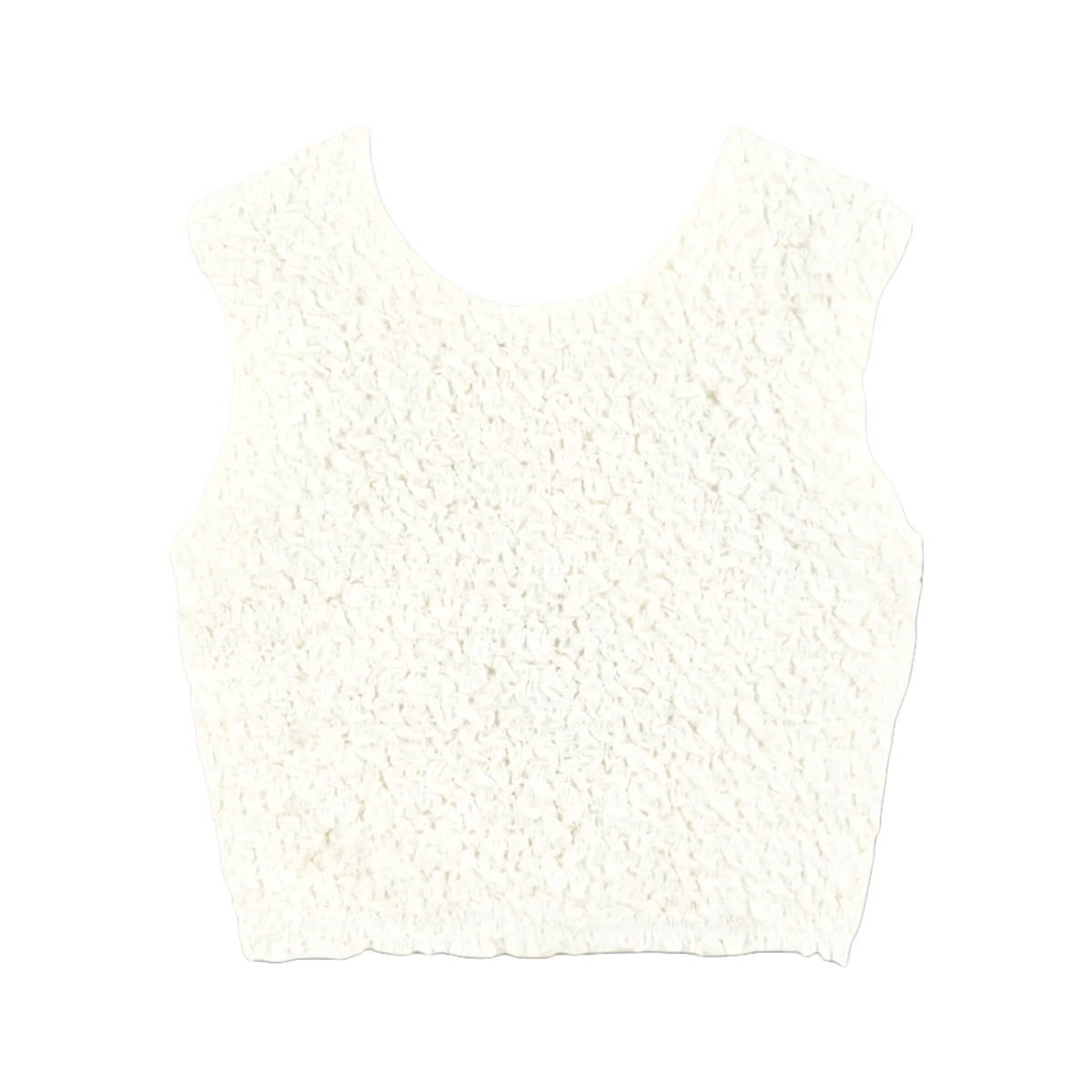 Lucia Smocked Top - White