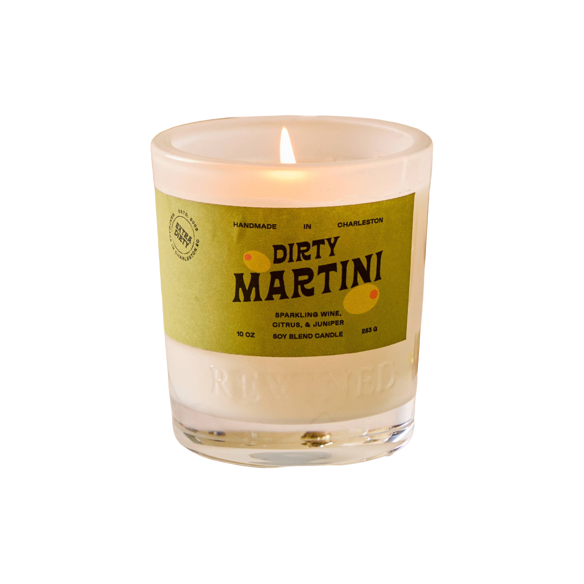 Dirty Martini Candle 10 oz