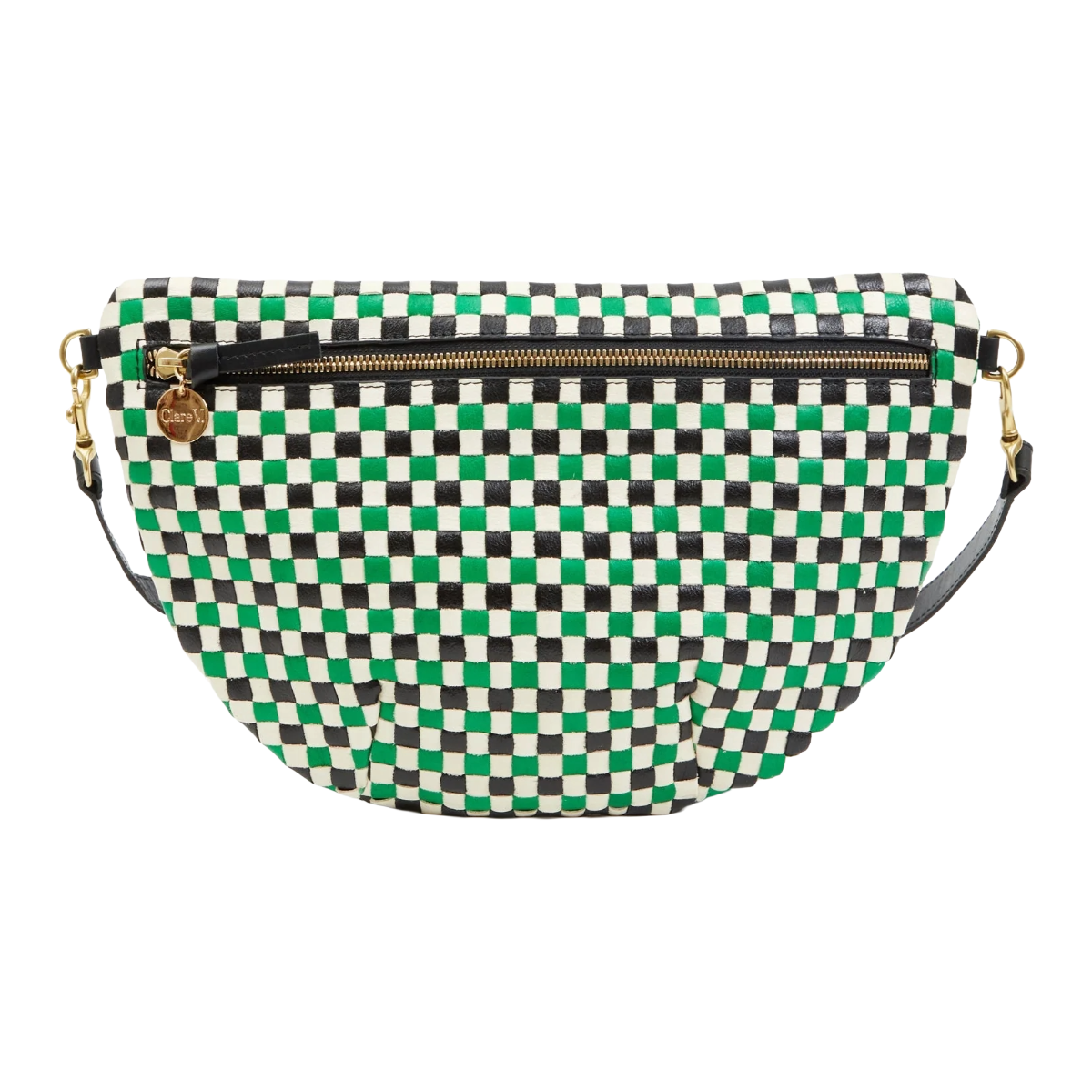Grande Fanny - Woven Checker Green Apple Multi