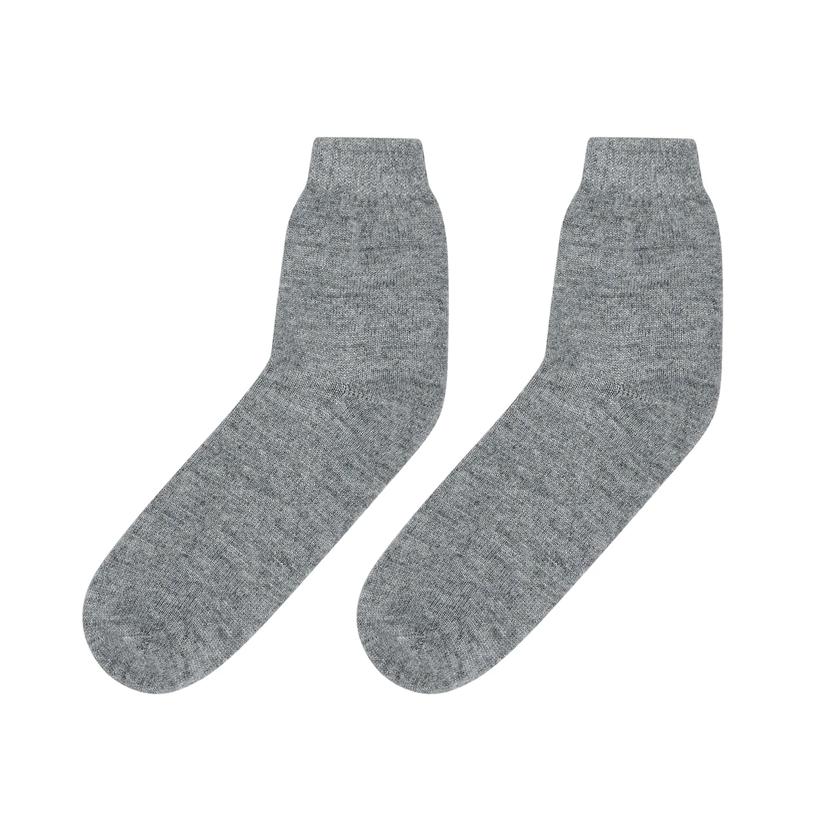 Lurex Socks - Mid Grey & Silver