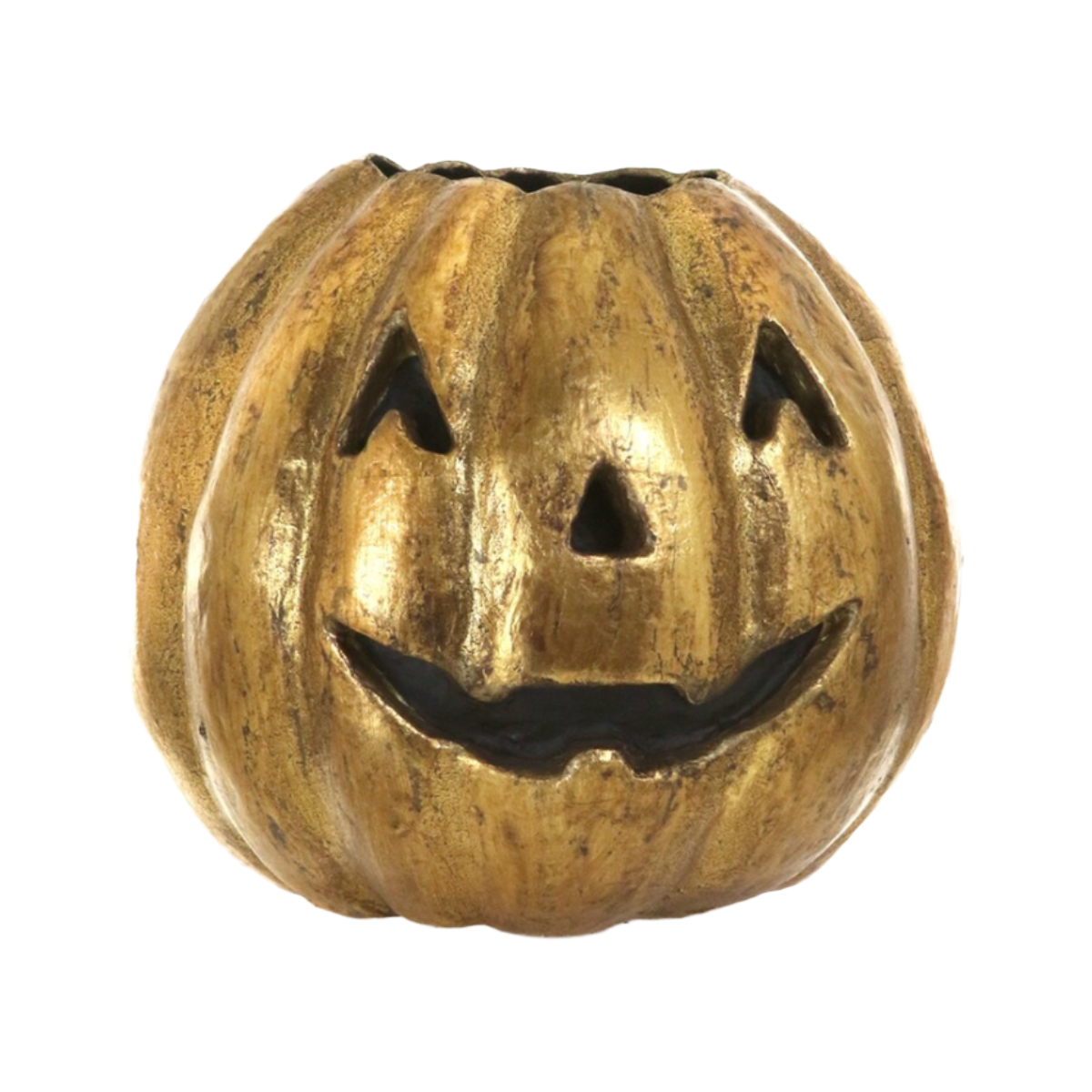 Golden Jack-O-Lantern