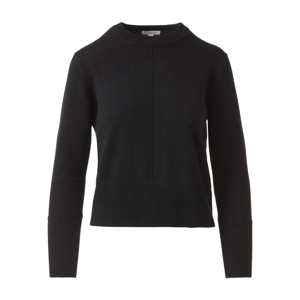 Exposed Seam Crew - Black