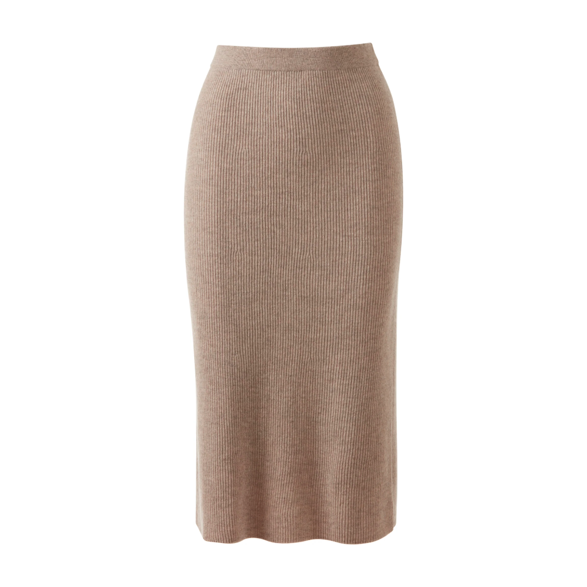 Rib Skirt - Taupe