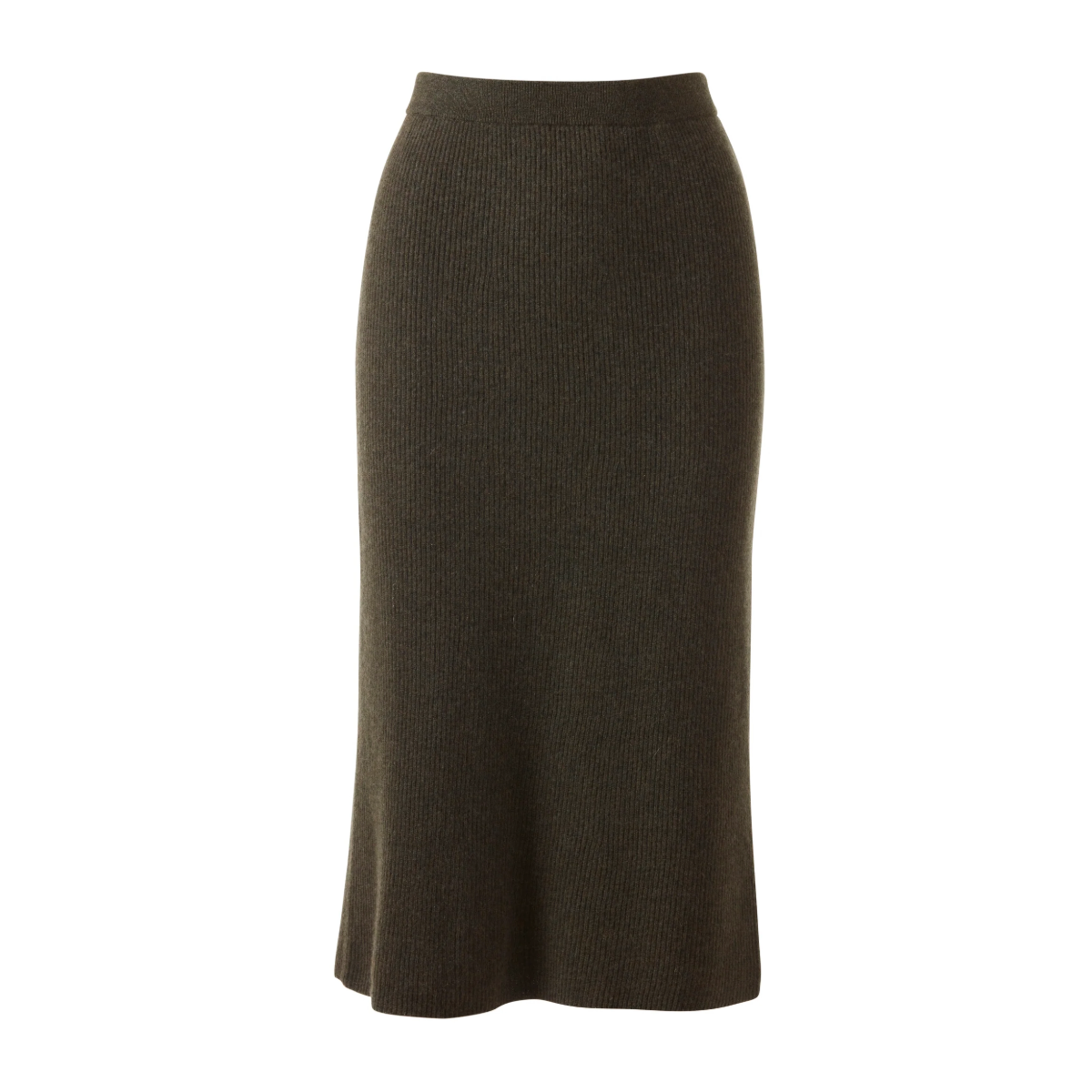 Rib Skirt - Loden