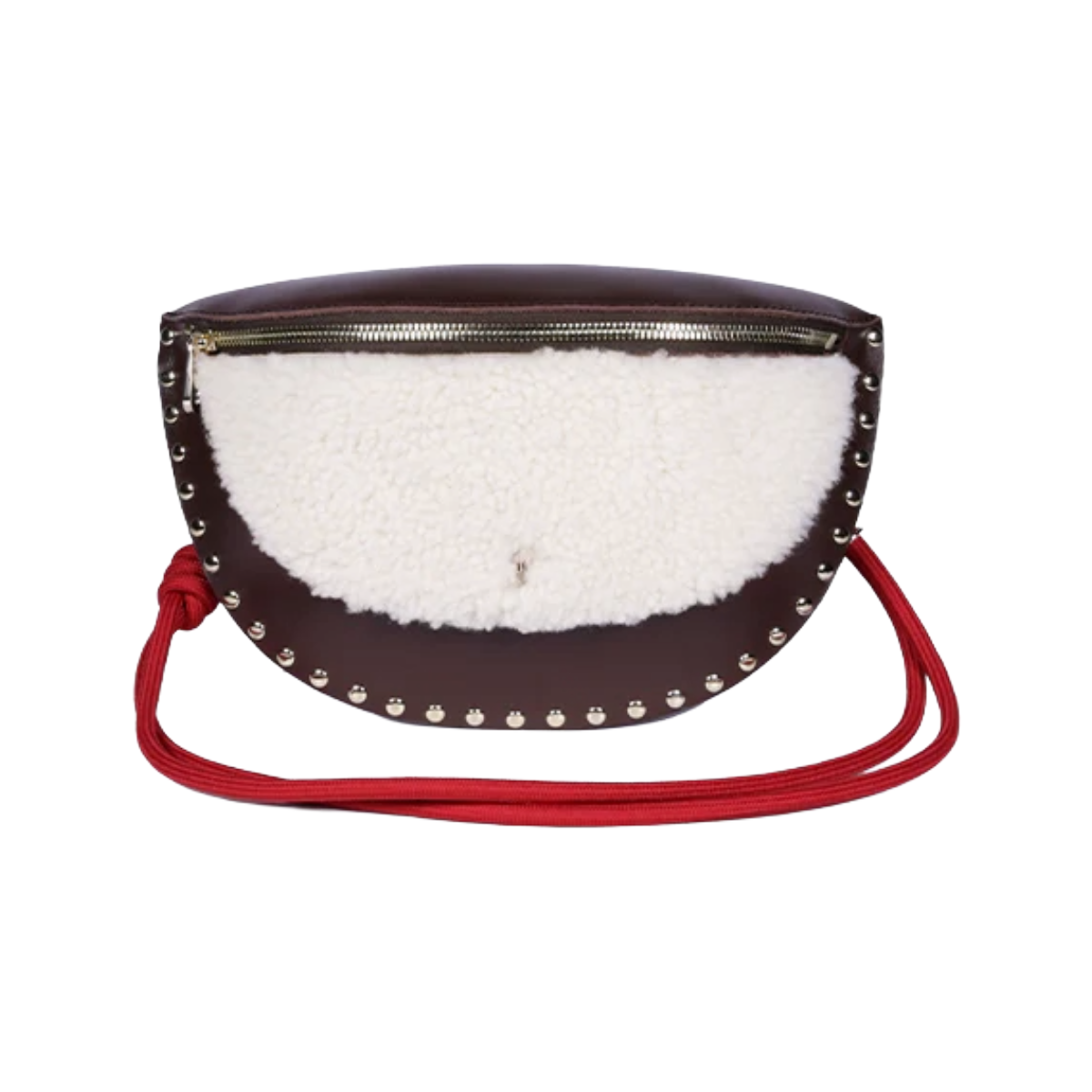 Smile Belt Bag - Choco Wool