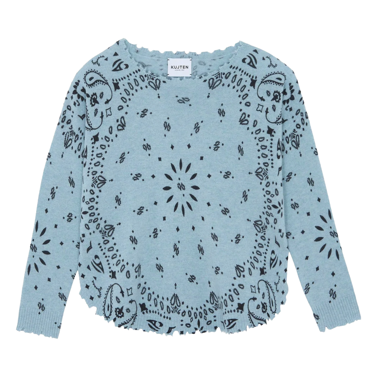 Mela Bandana Bico Sweater - Vintage Blue
