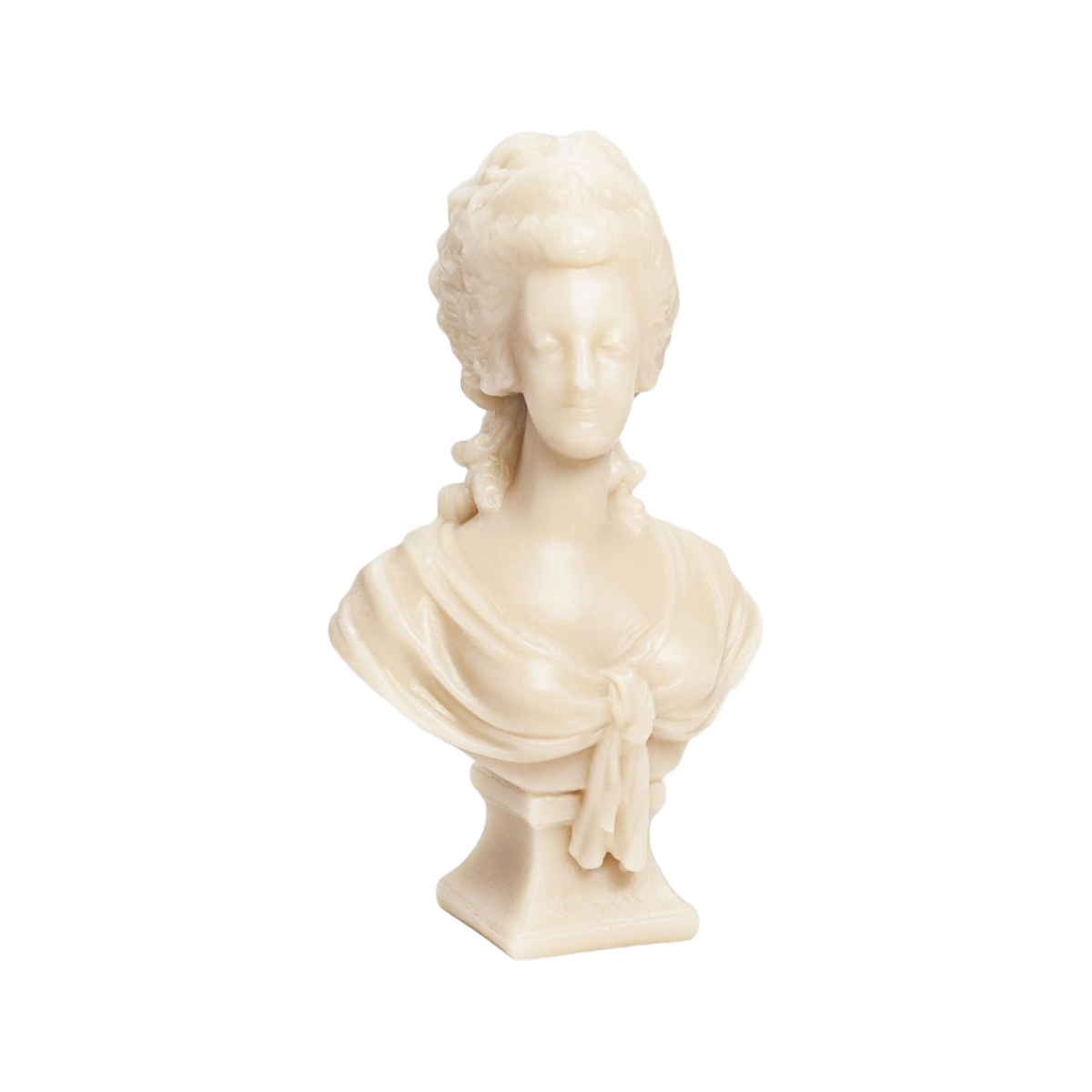 Marie Antoinette Bust Candle - Stone