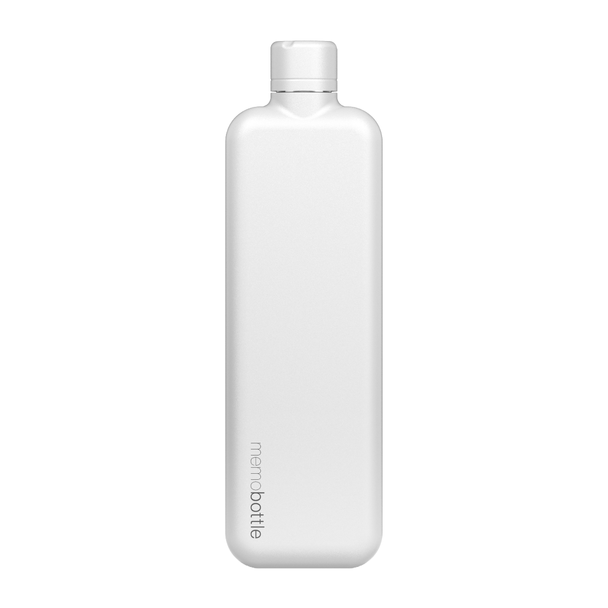 Slim Membottle - White Stainless Steel