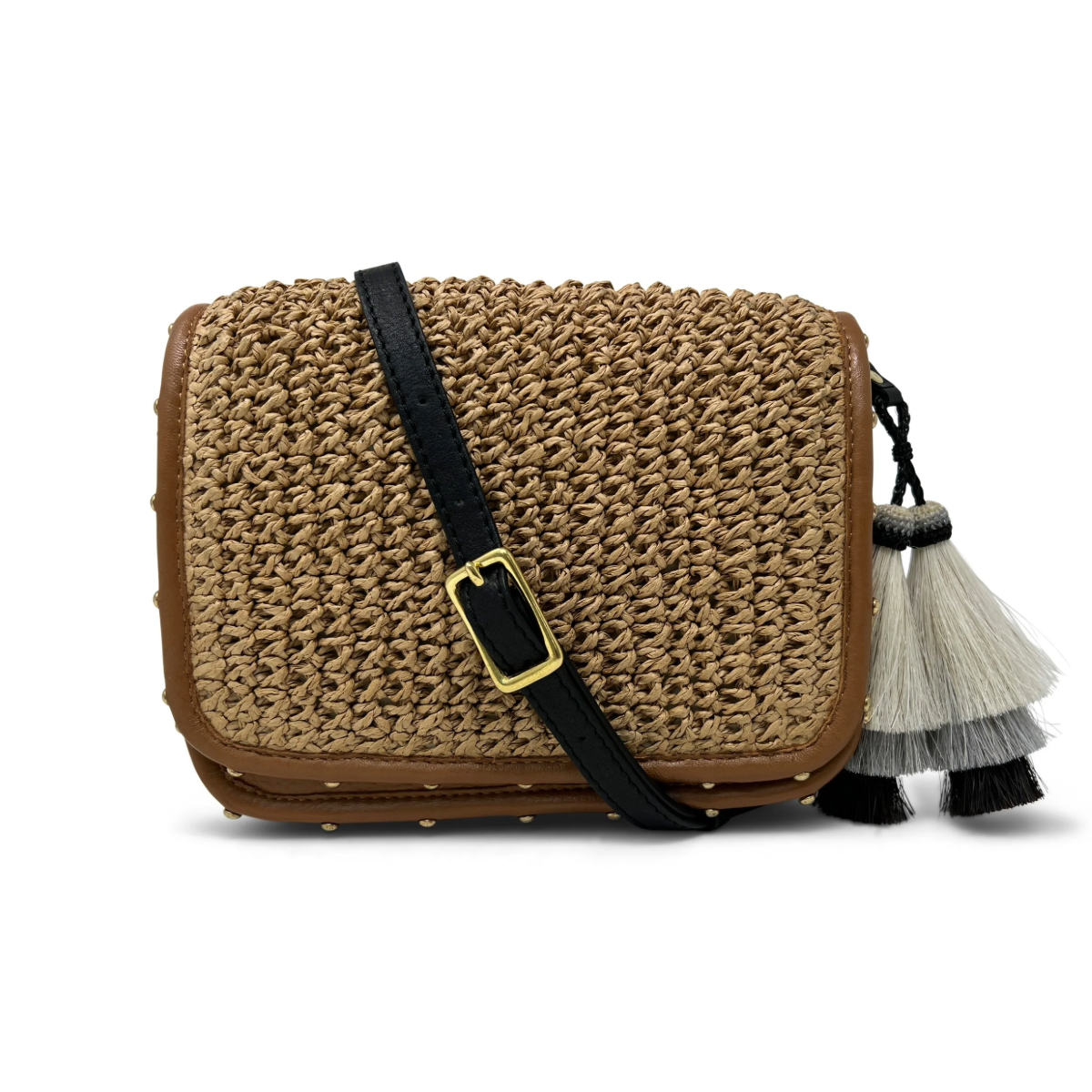 Raffia Mini Mia Bag - Natural
