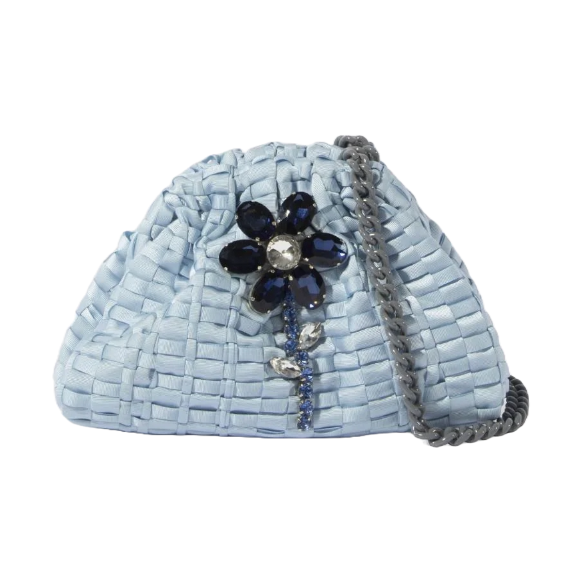 Crystal Petal Mini Game Clutch - Powder Blue