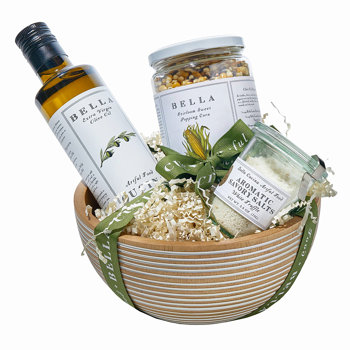 Sweet Heirloom Popcorn Gift with White Truffle Salt