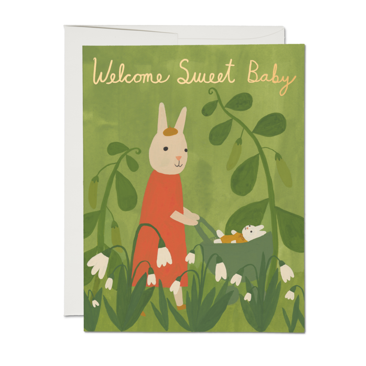 Sweet Bunny Baby Card