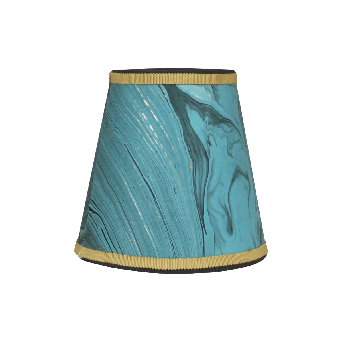 Poldina Pro Marbleized Paper Shade Cover - Teal