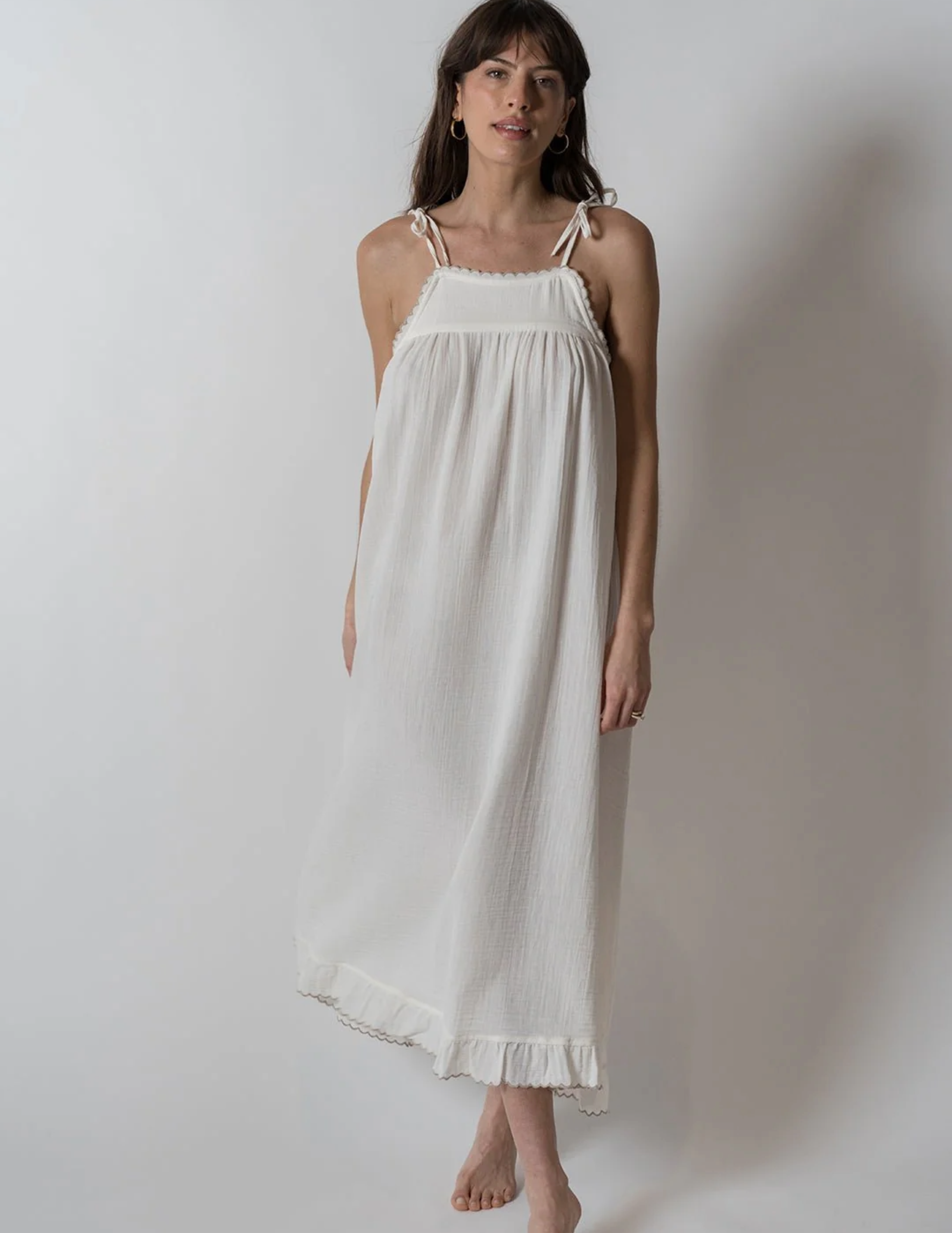 Alaia Slip Dress - White