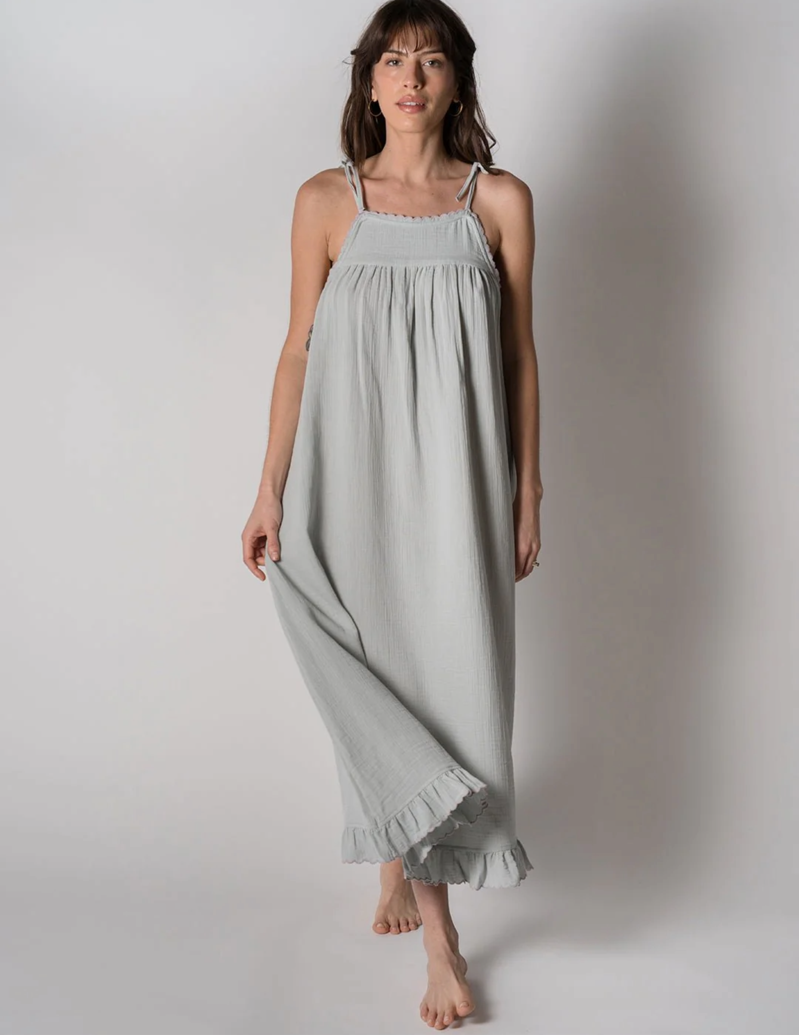 Alaia Slip Dress - Sage