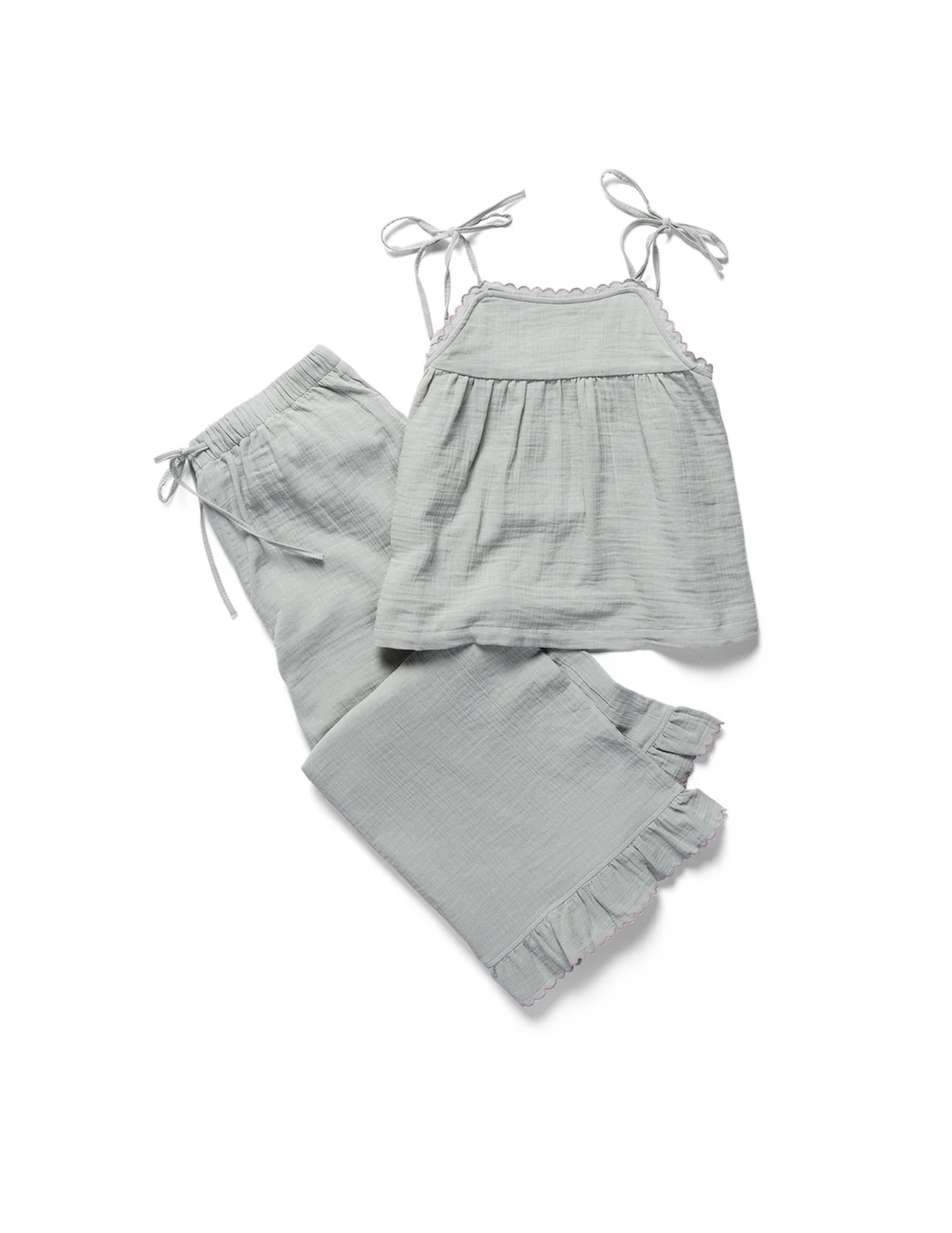 Alaia Crop Set- Sage