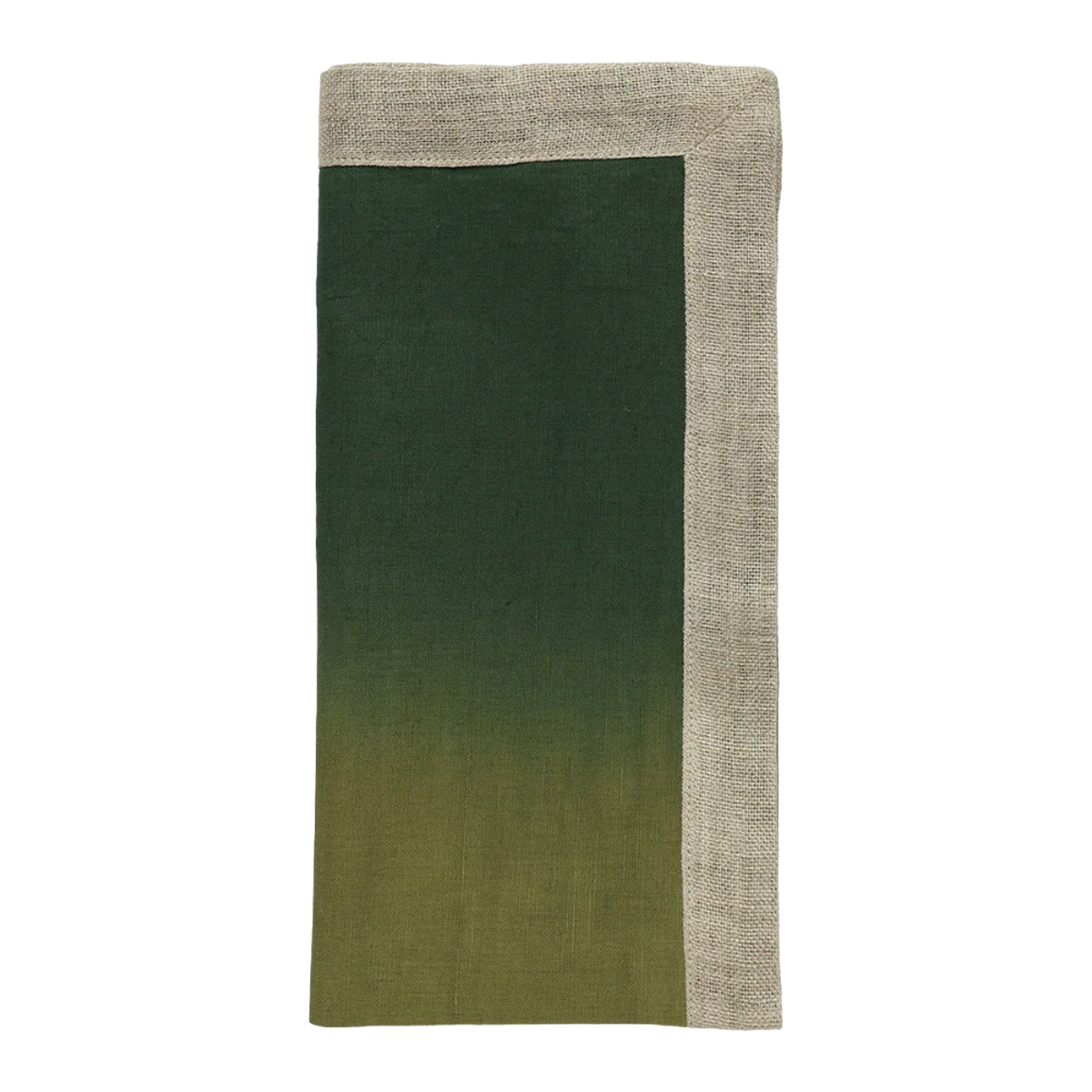 Dip Dye Napkin Set/4 - Olive & Green