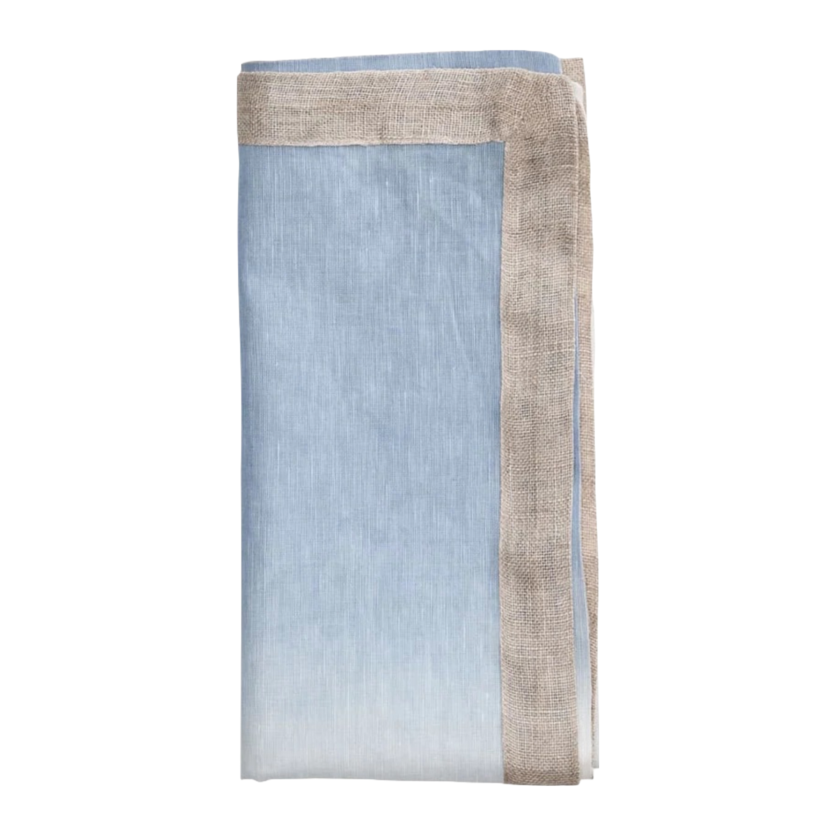Dip Dye Napkin Set/4 - White & Periwinkle