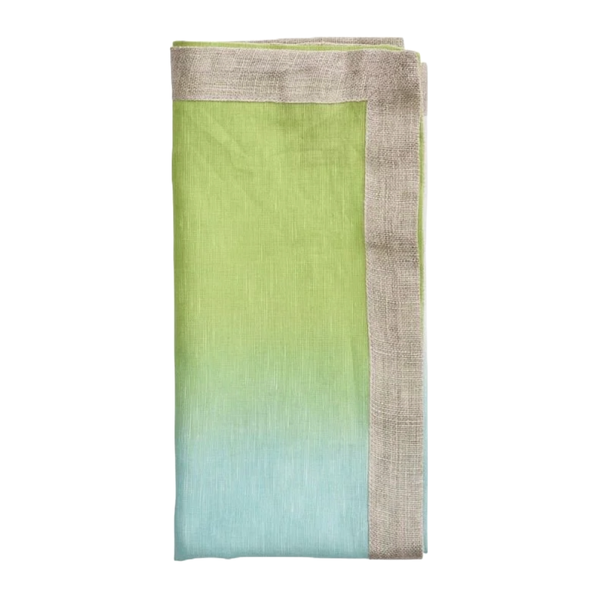 Dip Dye Napkin Set/4 - Blue & Green