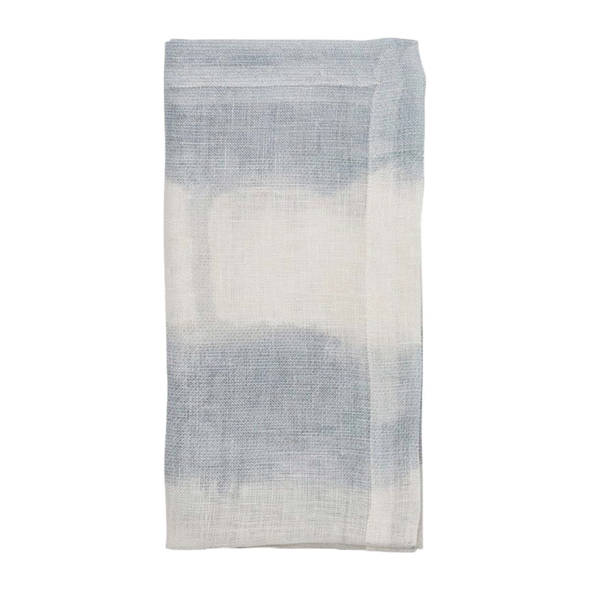 Watercolor Stripe Napkin Set/4 - Blue & Gray