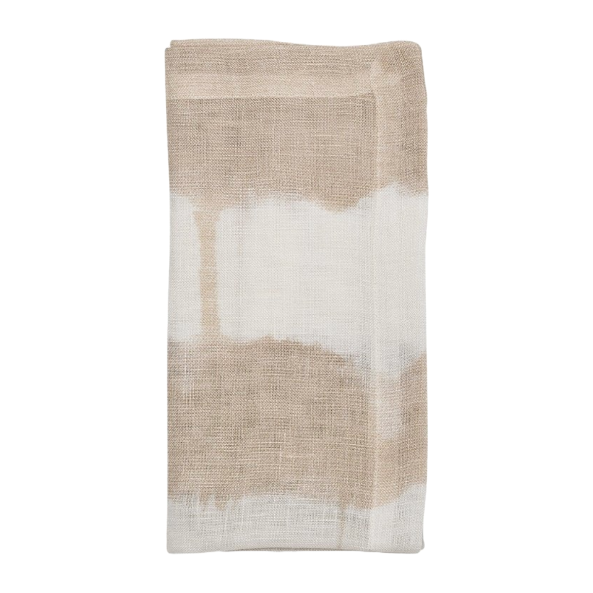 Watercolor Stripe Napkin Set/4 - Natural