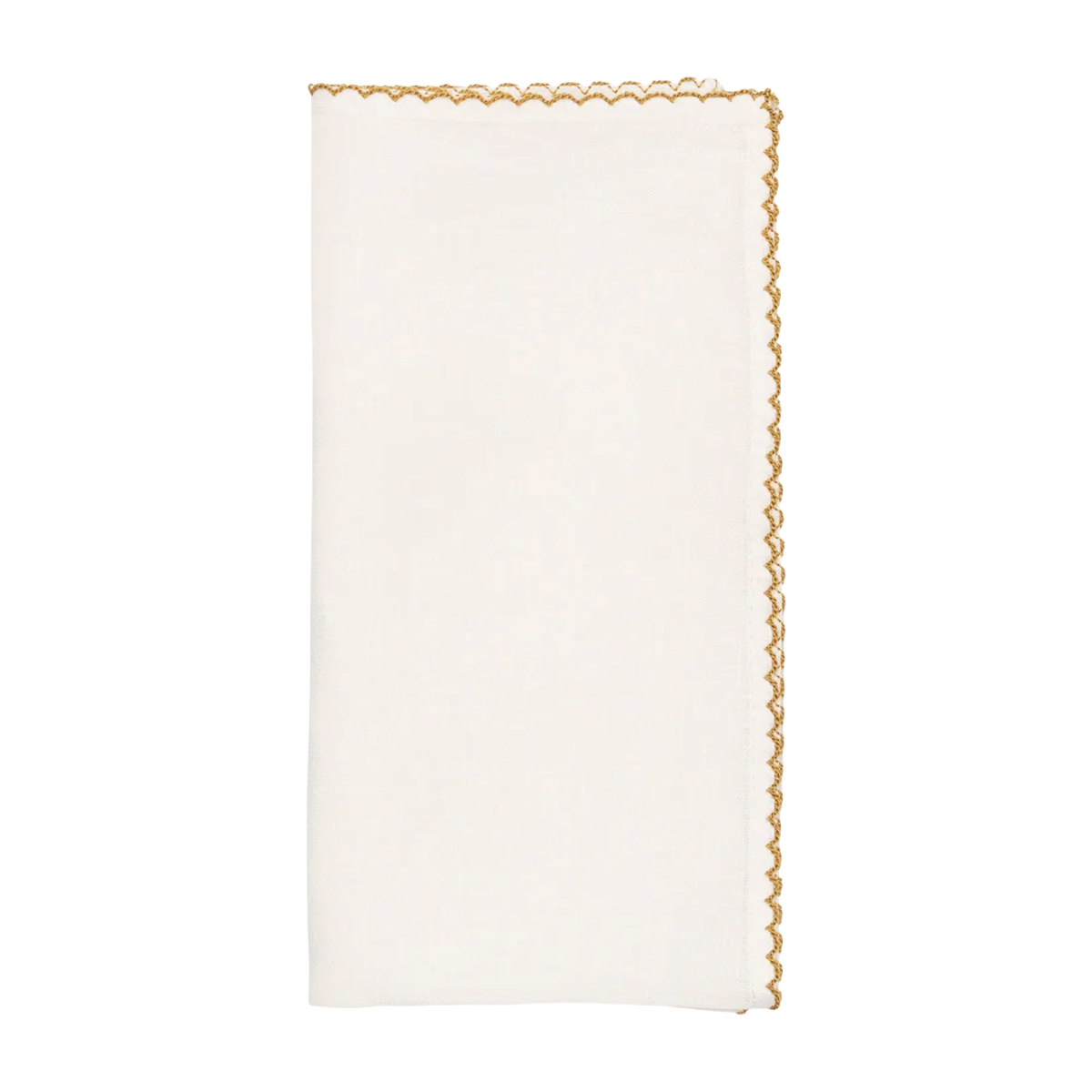 Casbah Napkin Set/4 - White & Natural
