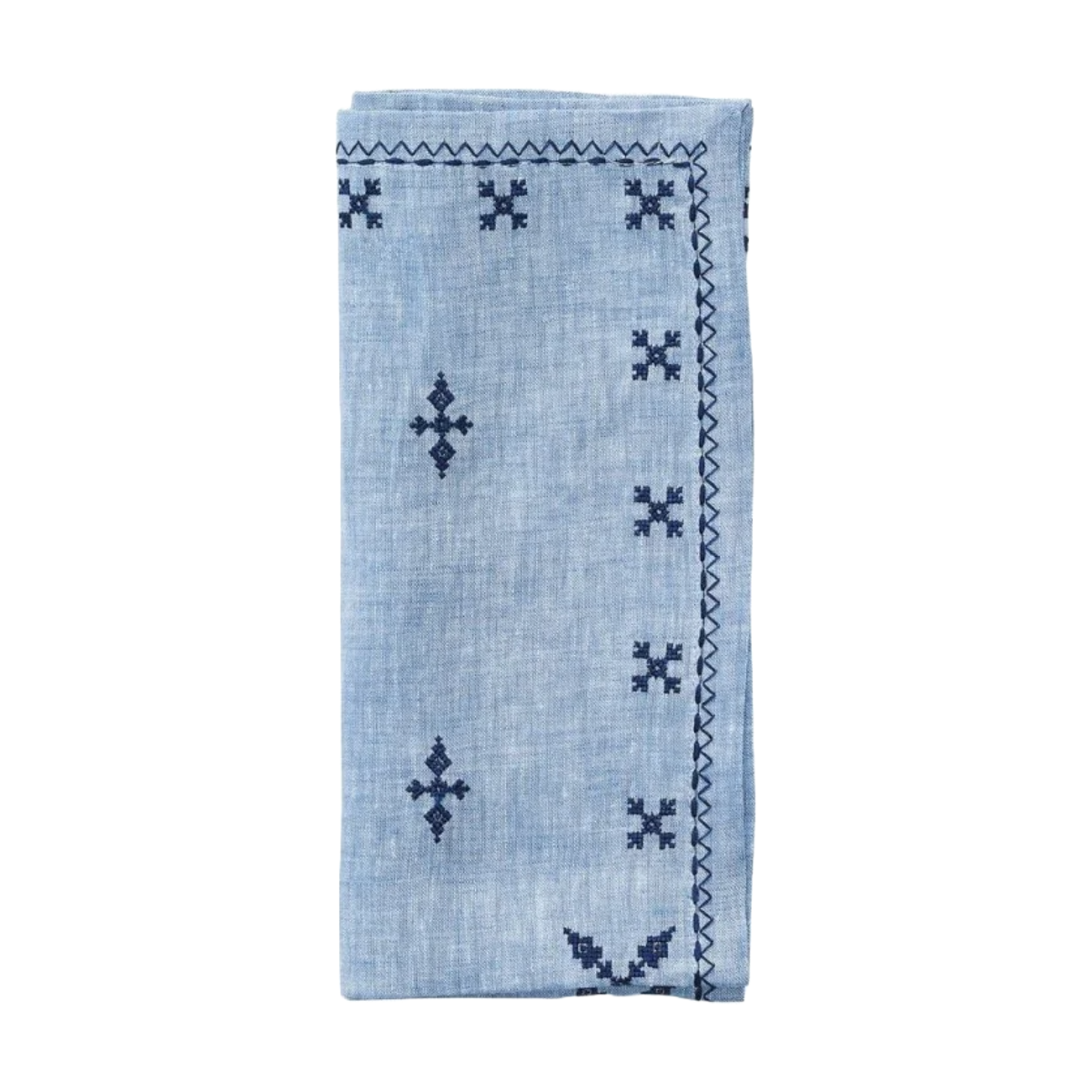 Fez Napkin Set/4 - Periwinkle & Navy