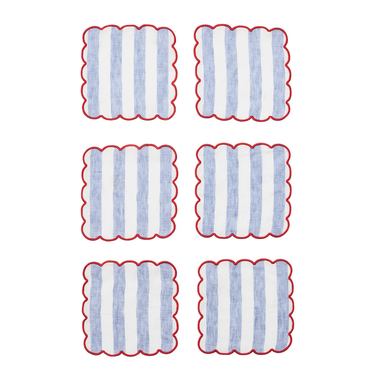 Amalfi Cocktail Napkins Boxed Set of 6