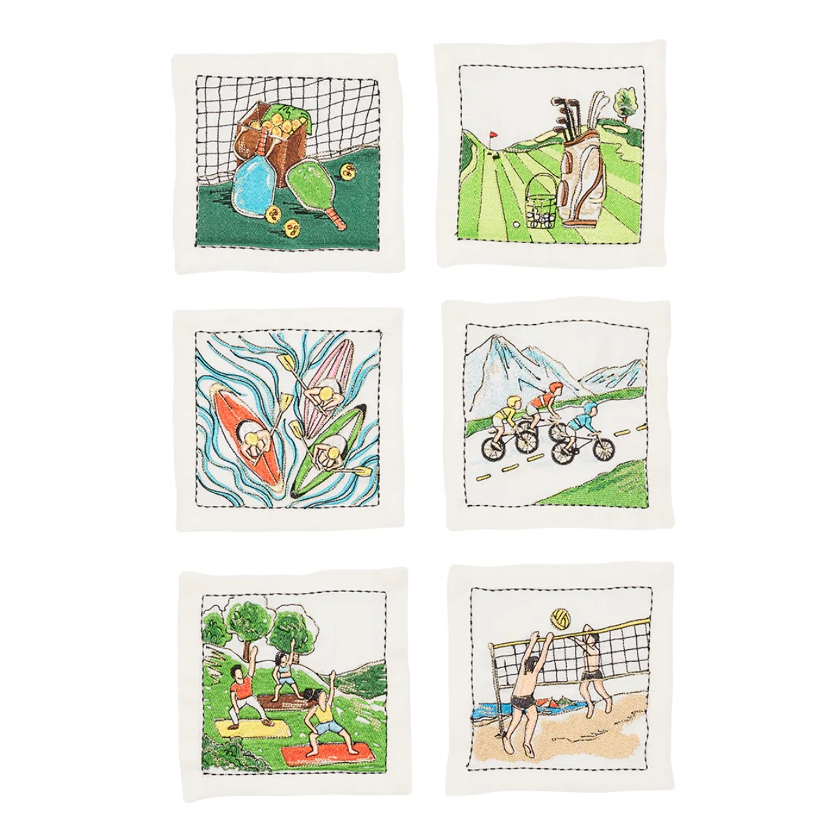 Venture Cocktail Napkins Boxed Set of 6