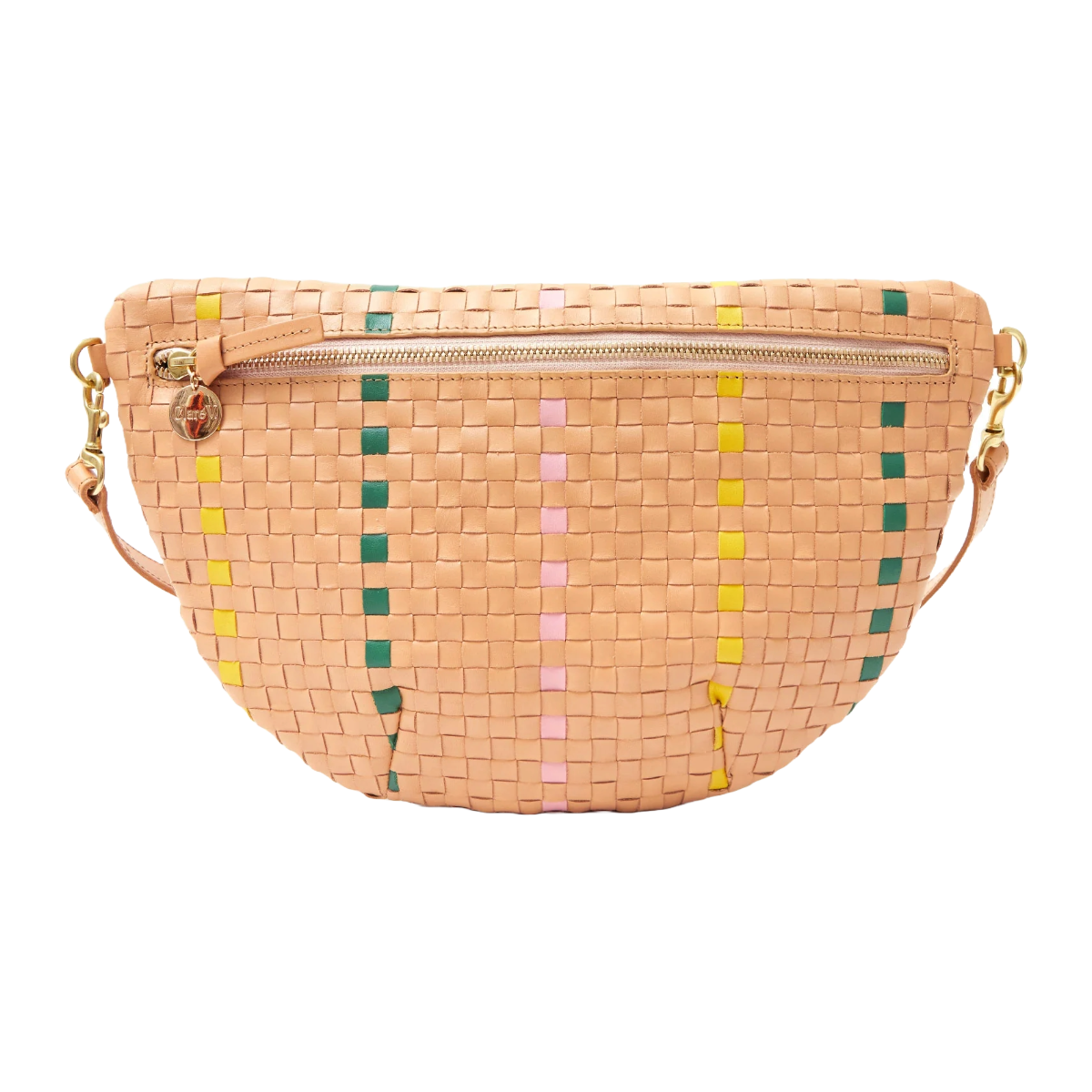 Grande Fanny - Bisque Woven Checker w/ Stripe