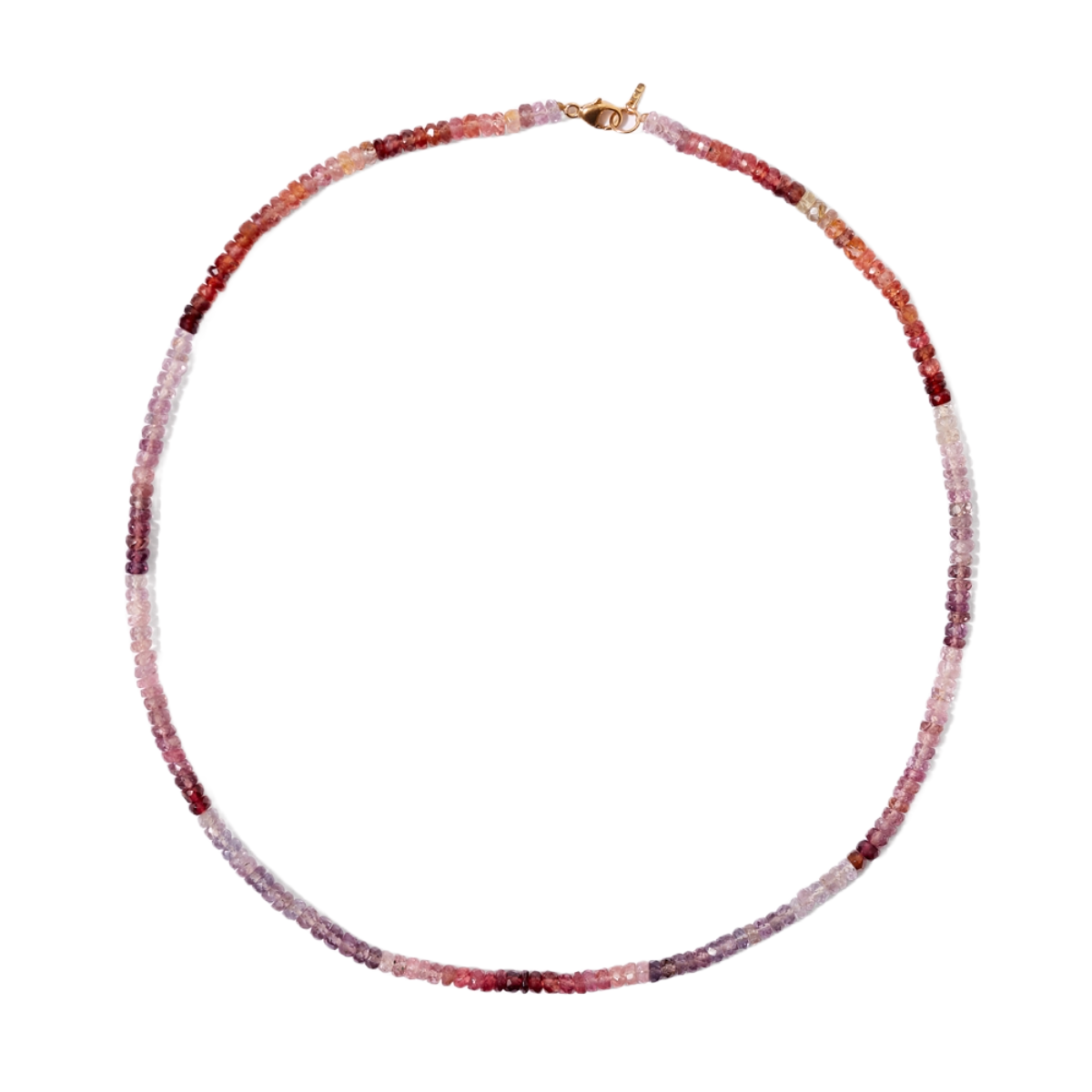 14K Pink Mix Bead Necklace