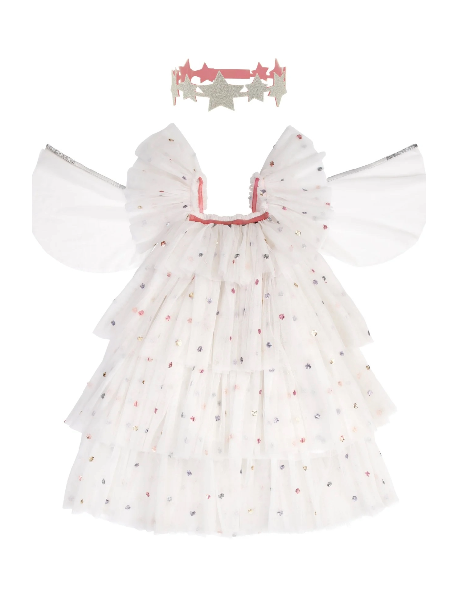 Sequin Tuille Angel Costume