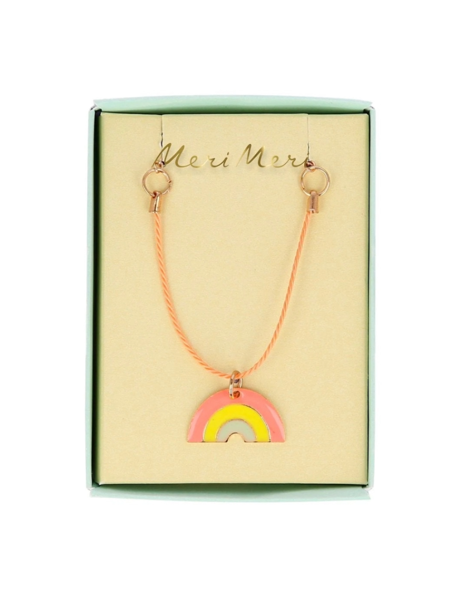 Enamel Rainbow Necklace