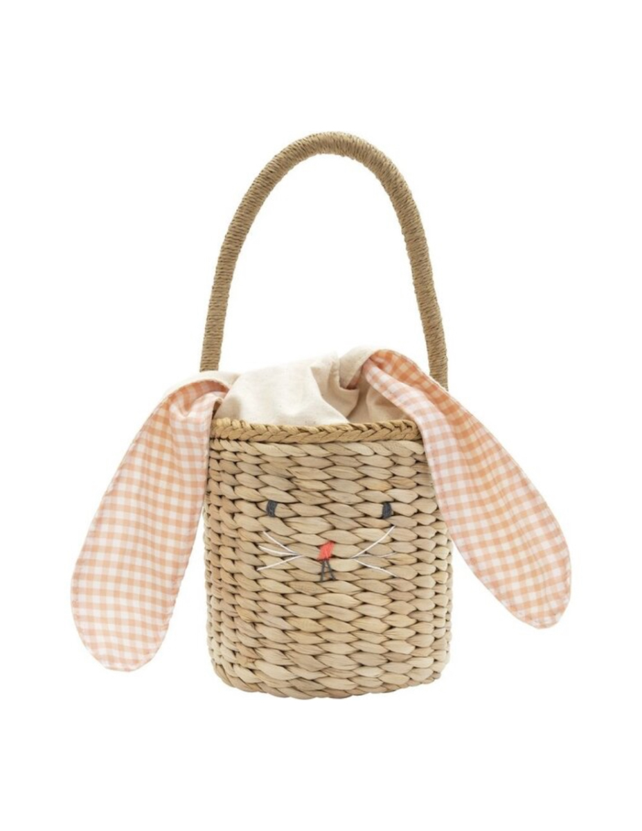 Gingham Bunny Basket