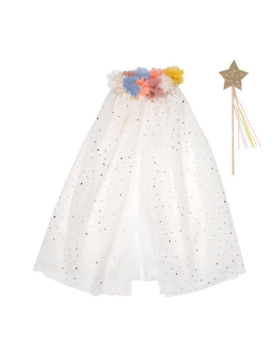 Pom Pom Collar Cape