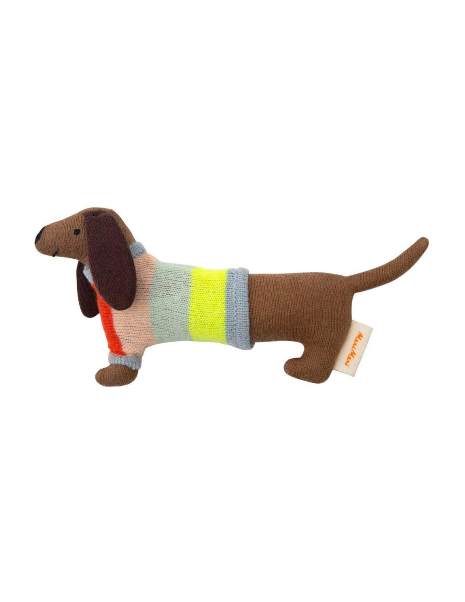 Sausage Dog Baby Rattle