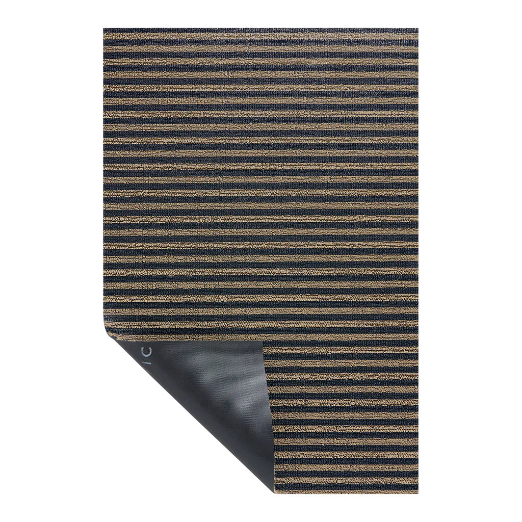 Breton Stripe Shag Mat - Coast
