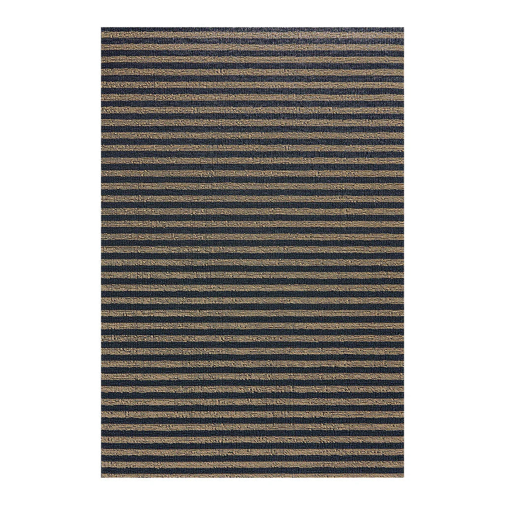 Breton Stripe Shag Mat - Coast