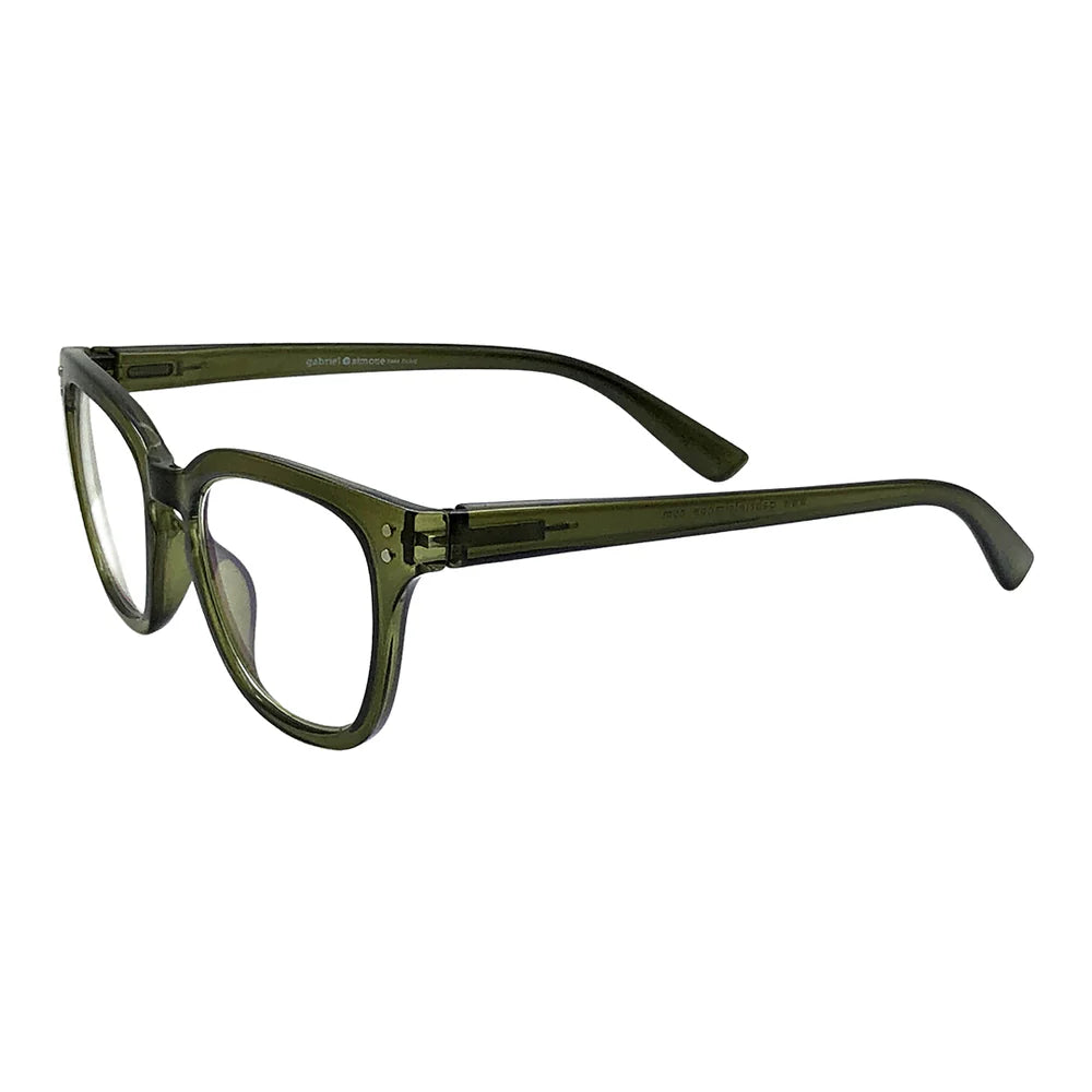 Dani Blue Light Reader - Olive