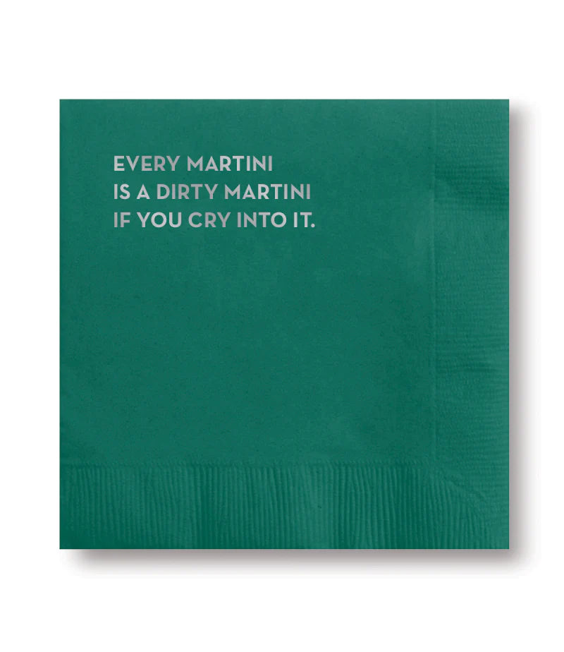 Dirty Martini Napkins
